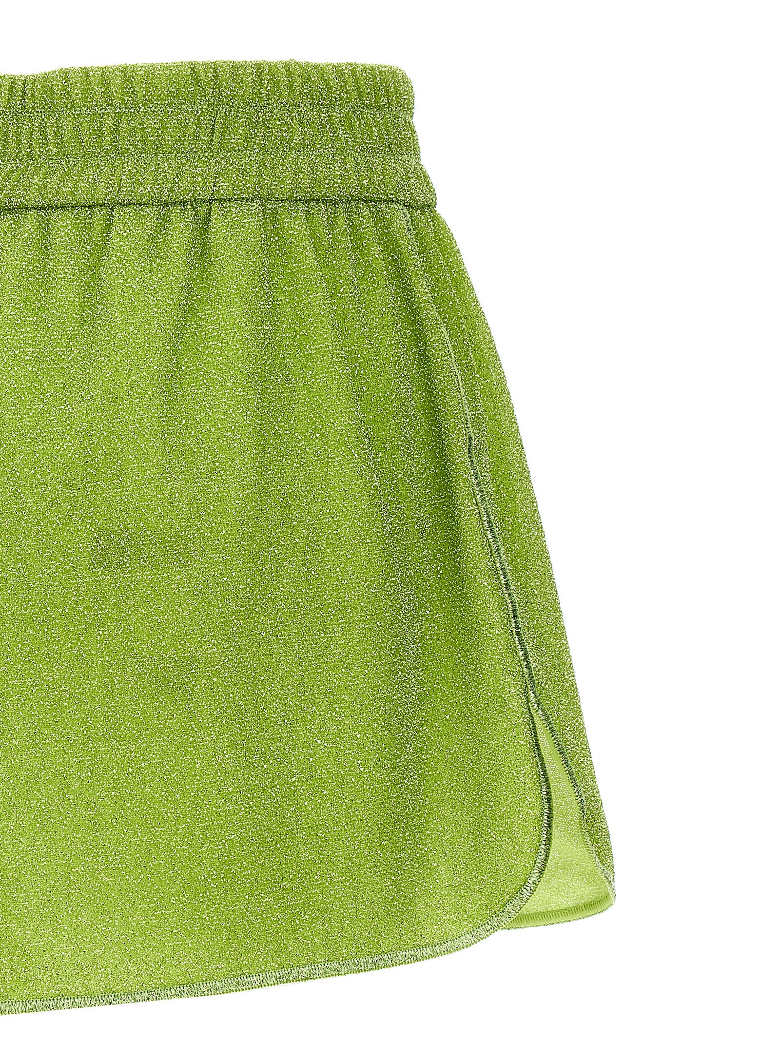 Shop Oseree Lumiere Shorts In Green