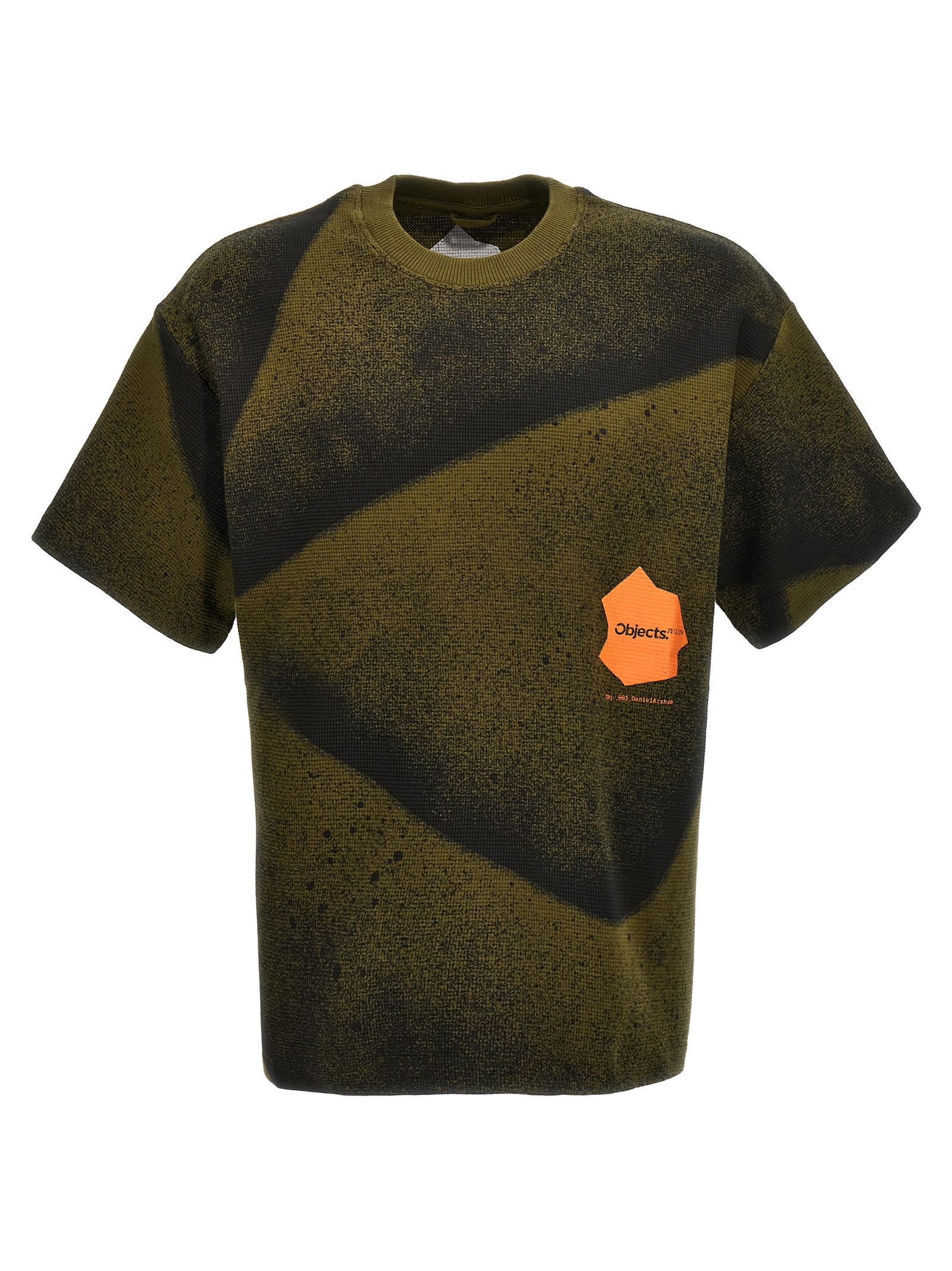 Shop Objects Iv Life Waffle T-shirt In Green