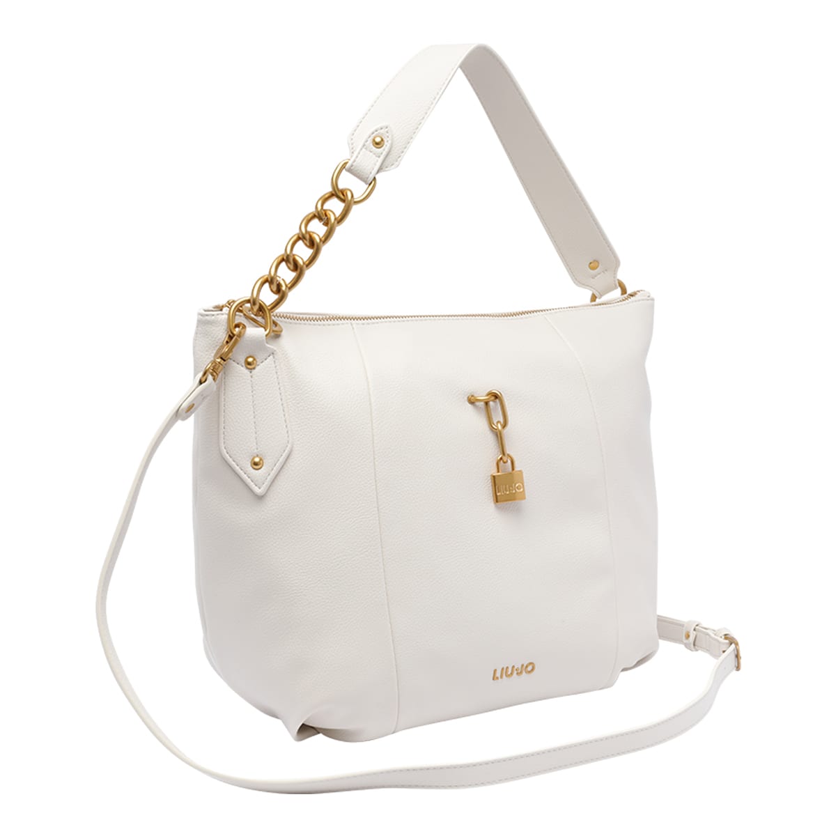 Liu •jo Logo Handbag In White