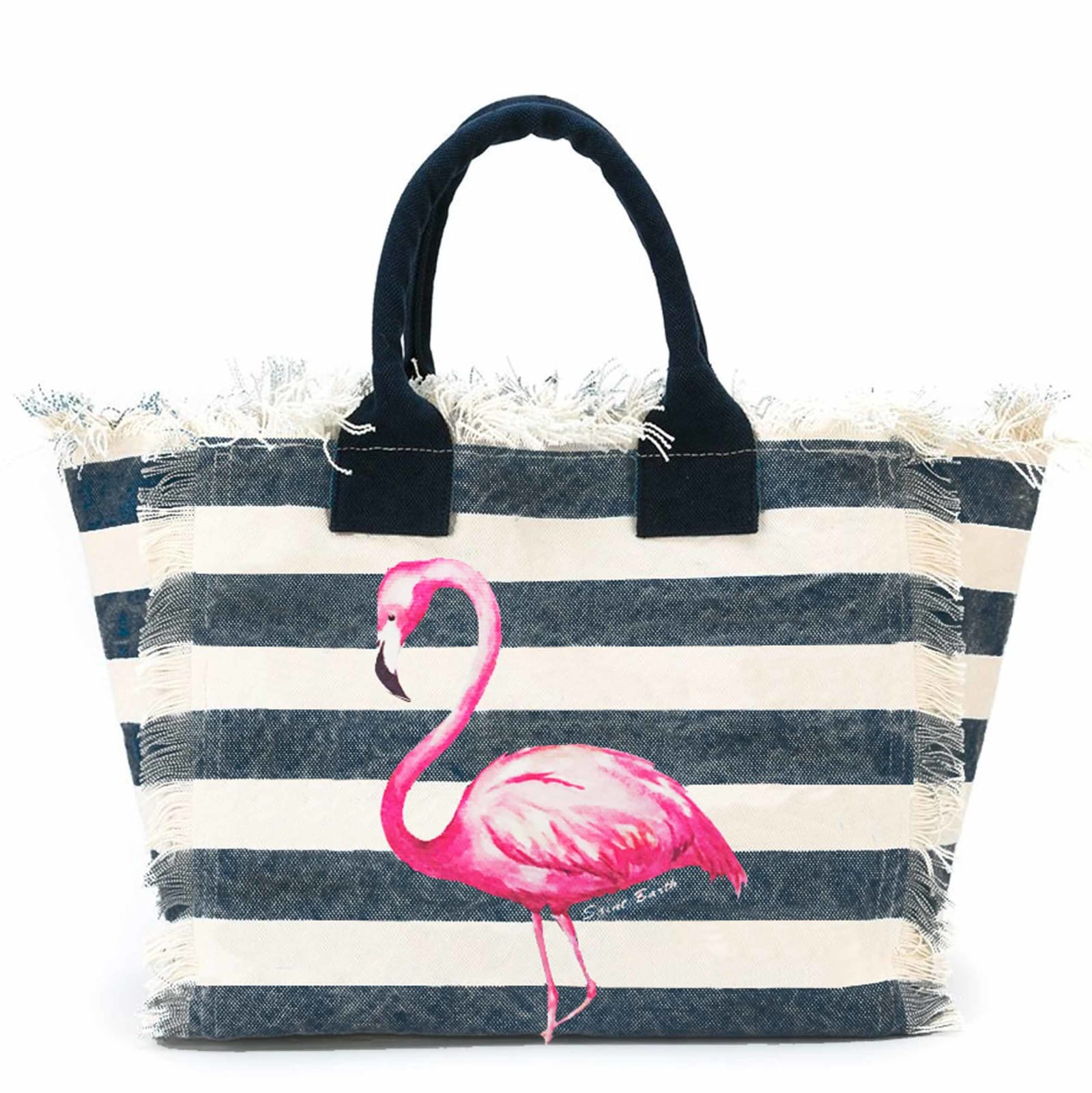 MC2 Saint Barth Flamingo Canvas Bag