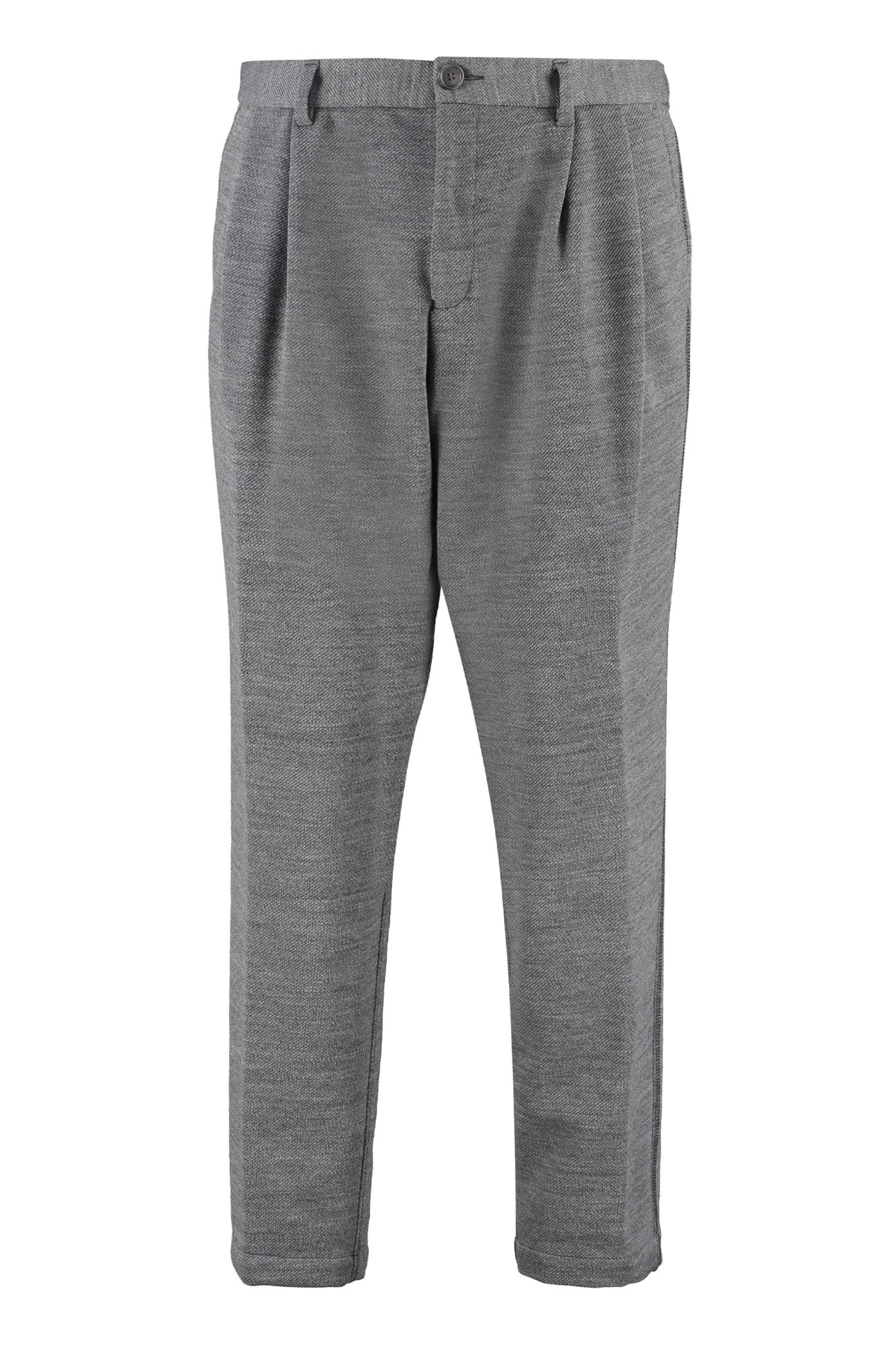 Hugo Boss Boss X Russell Athletic - Wool Blend Tailored Trousers