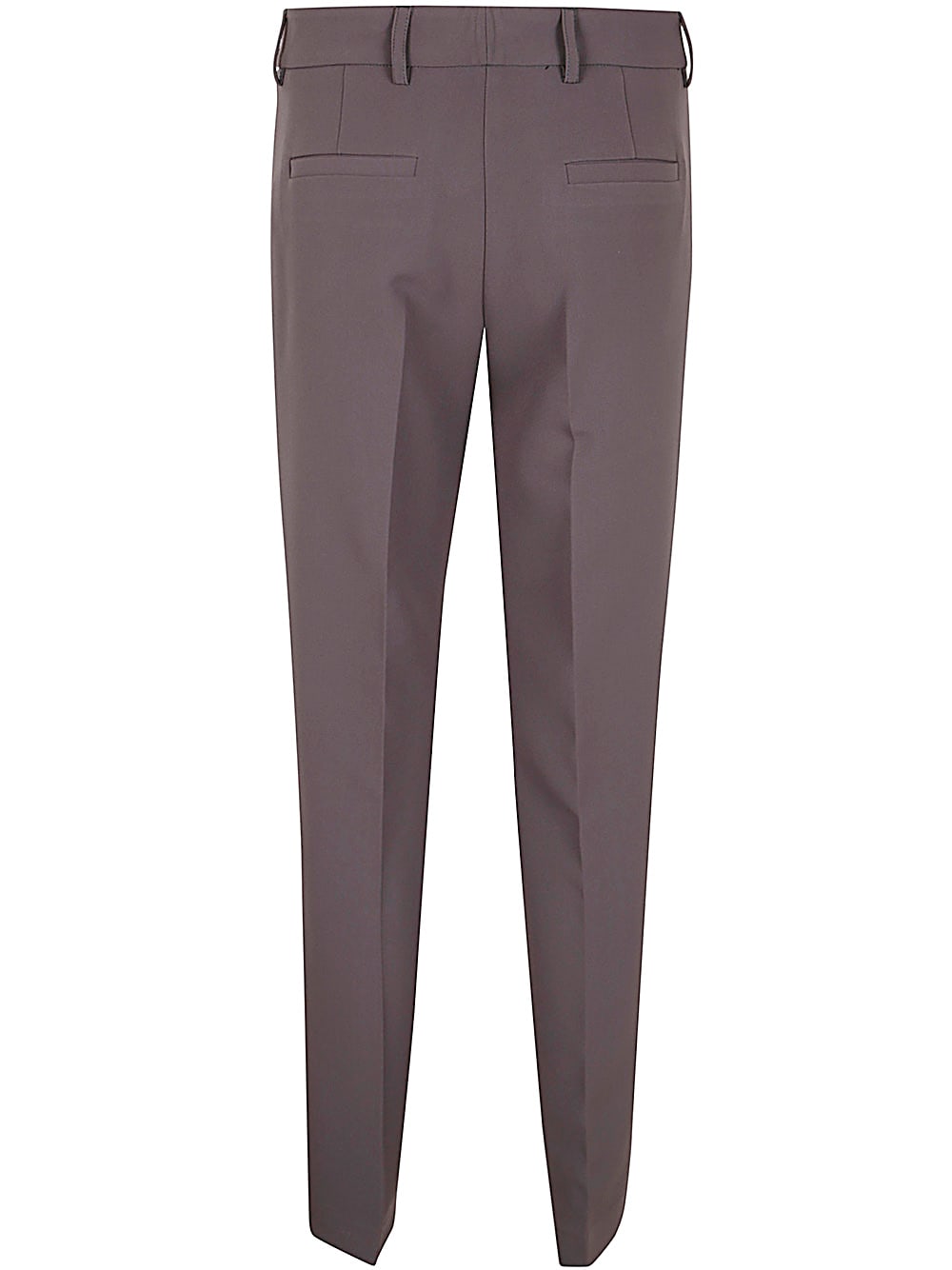 Shop Drhope Straight Trousers In Dark Grey