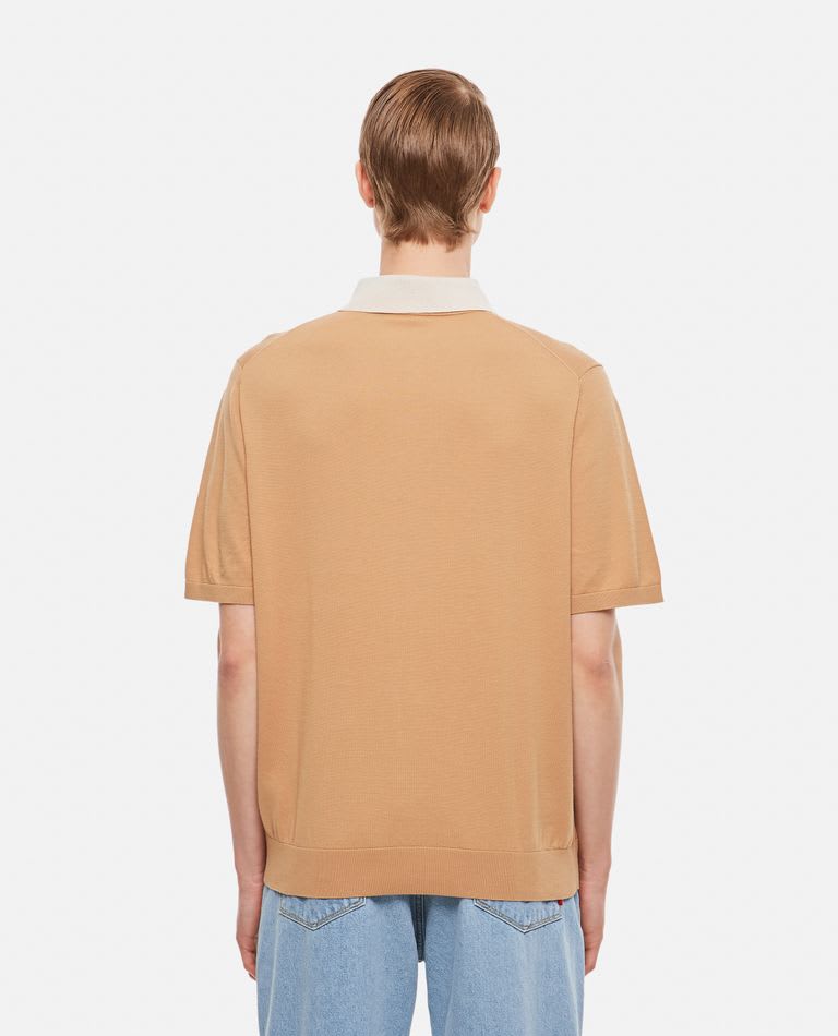 Paul Smith Polo Shirt In Brown