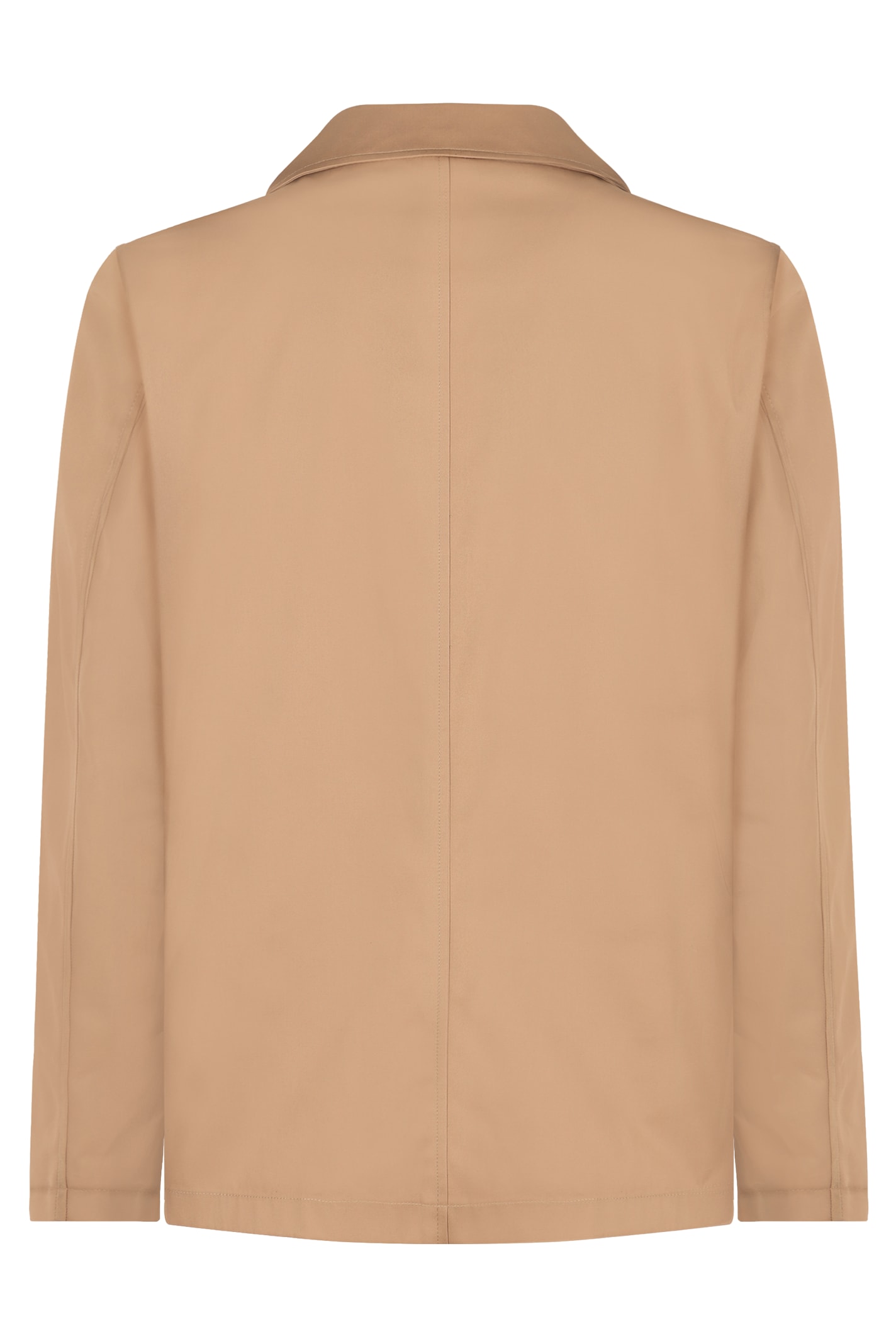 Herno Men's Cotton Peacoat In Beige