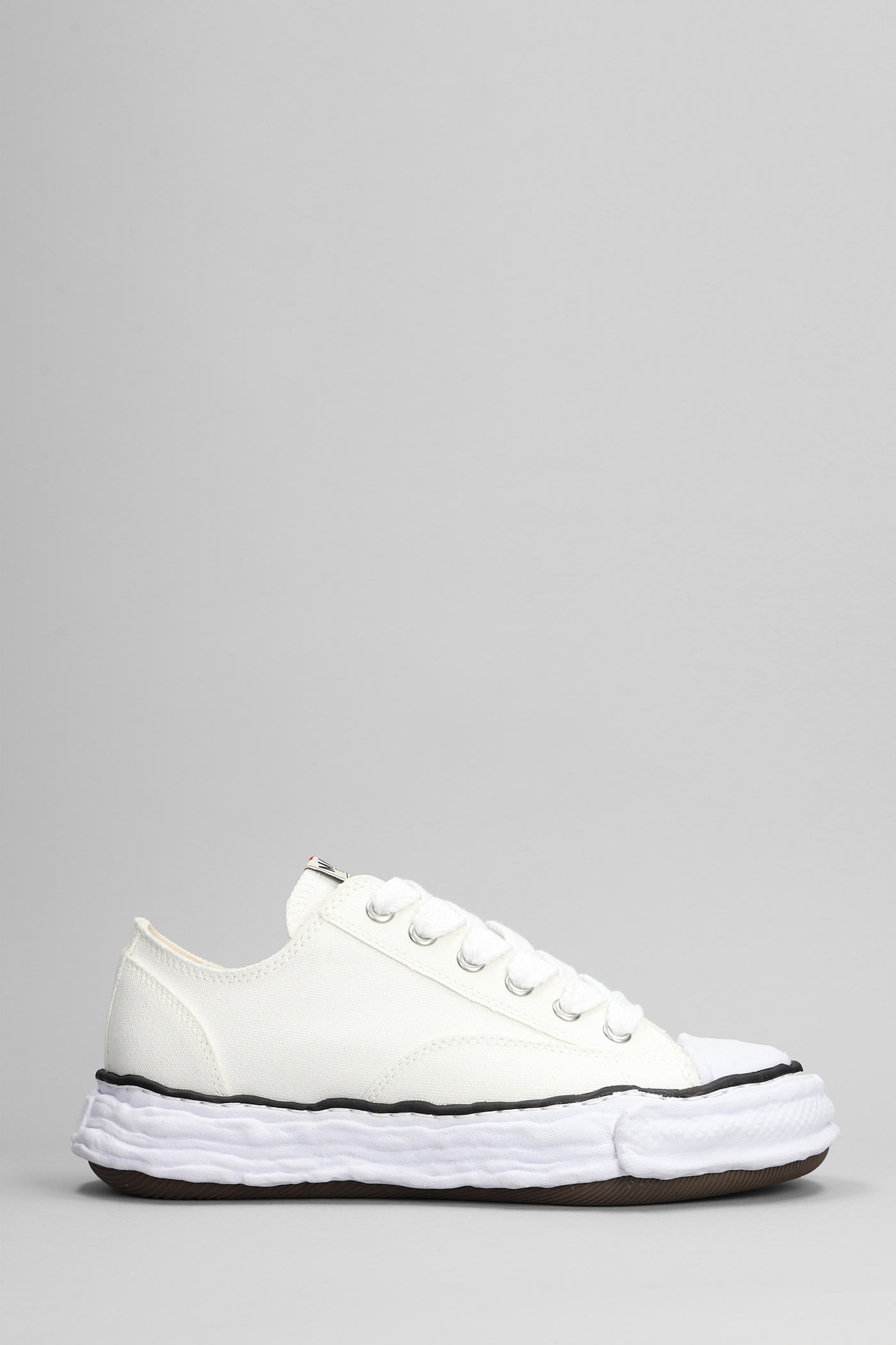 Shop Miharayasuhiro Peterson 23 Sneakers In White Cotton
