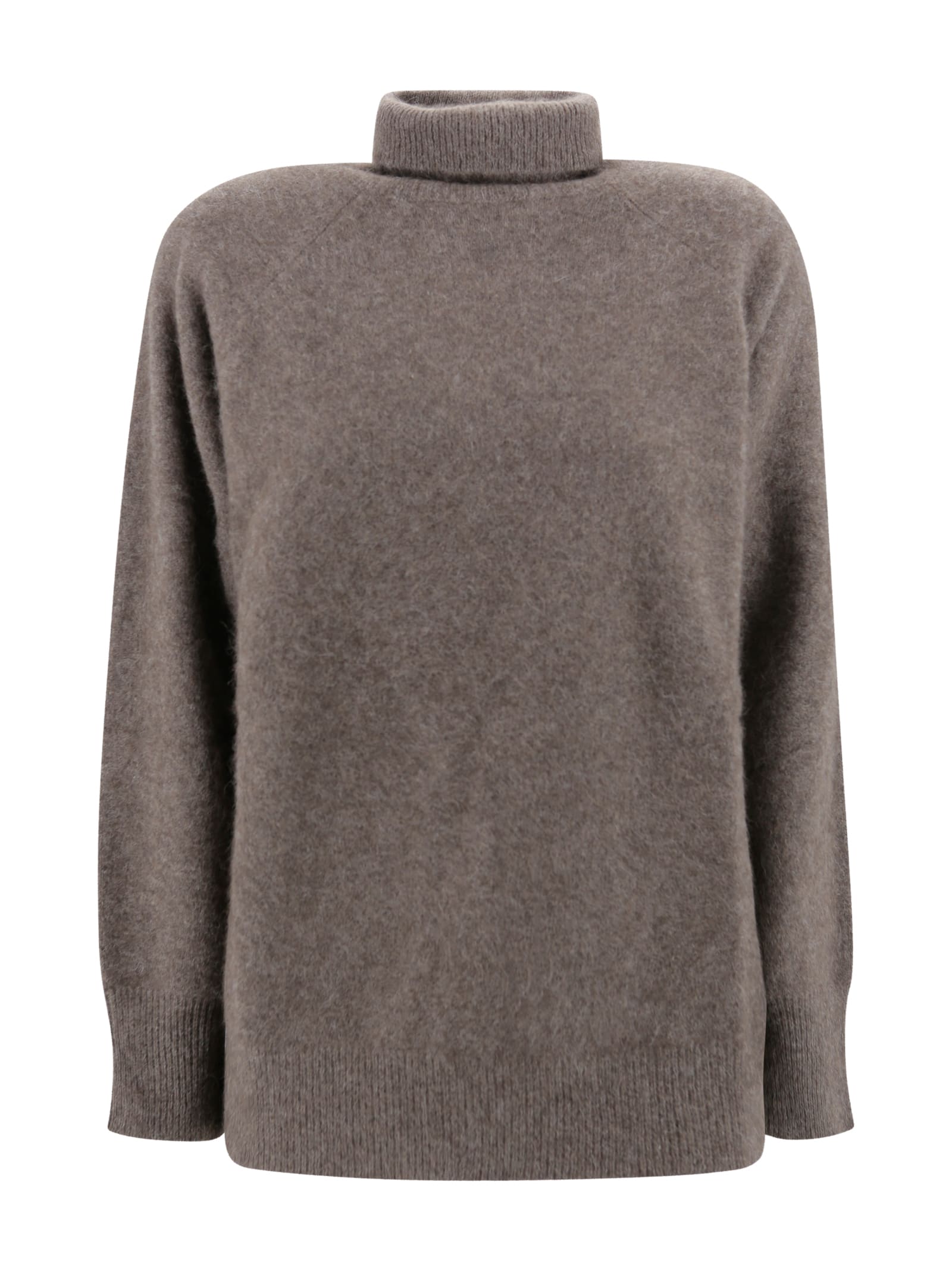 P.a.r.o.s.h Turtleneck Sweater In Gray
