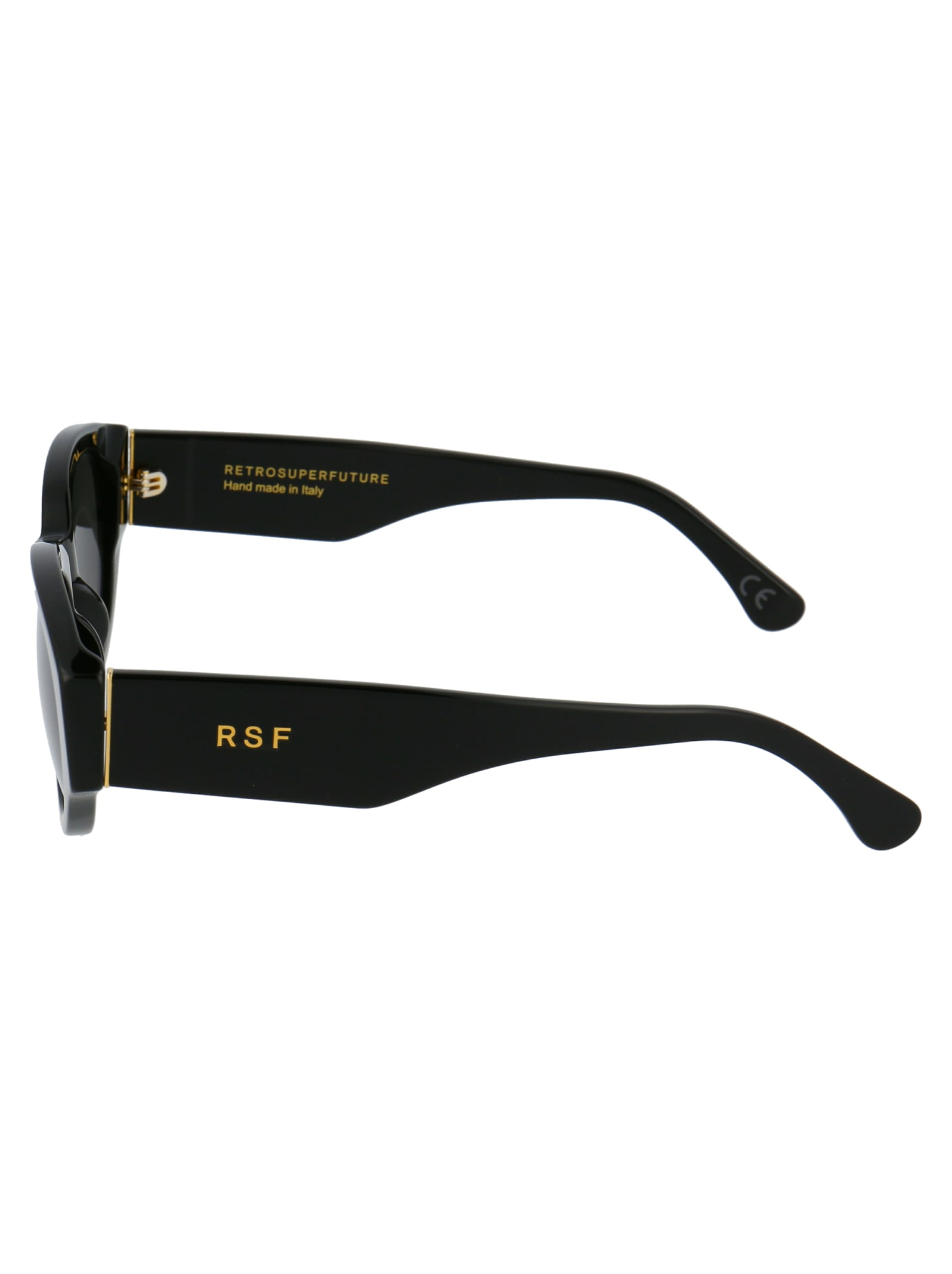 Retrosuperfuture Black Acetate Sunglasses