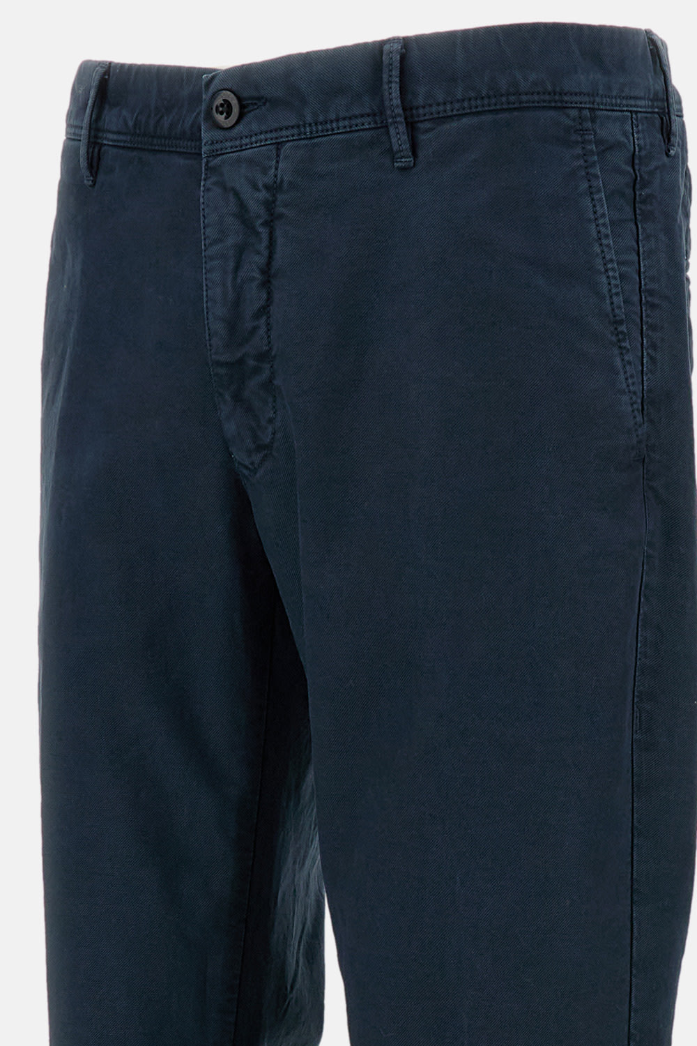 Incotex Belt Loop Casual Pants In Blue
