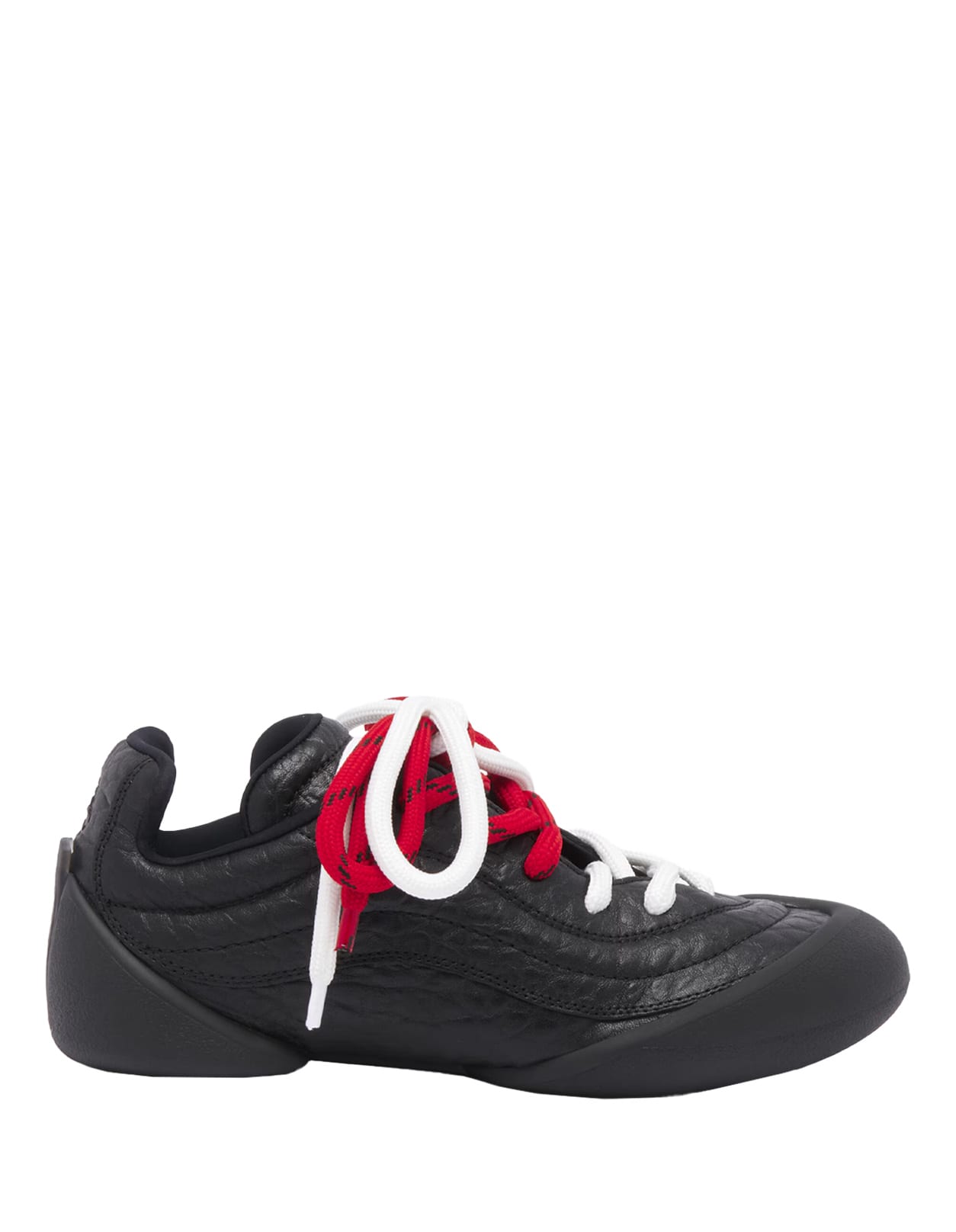 Shop Alexander Mcqueen Black Flexion Sneakers