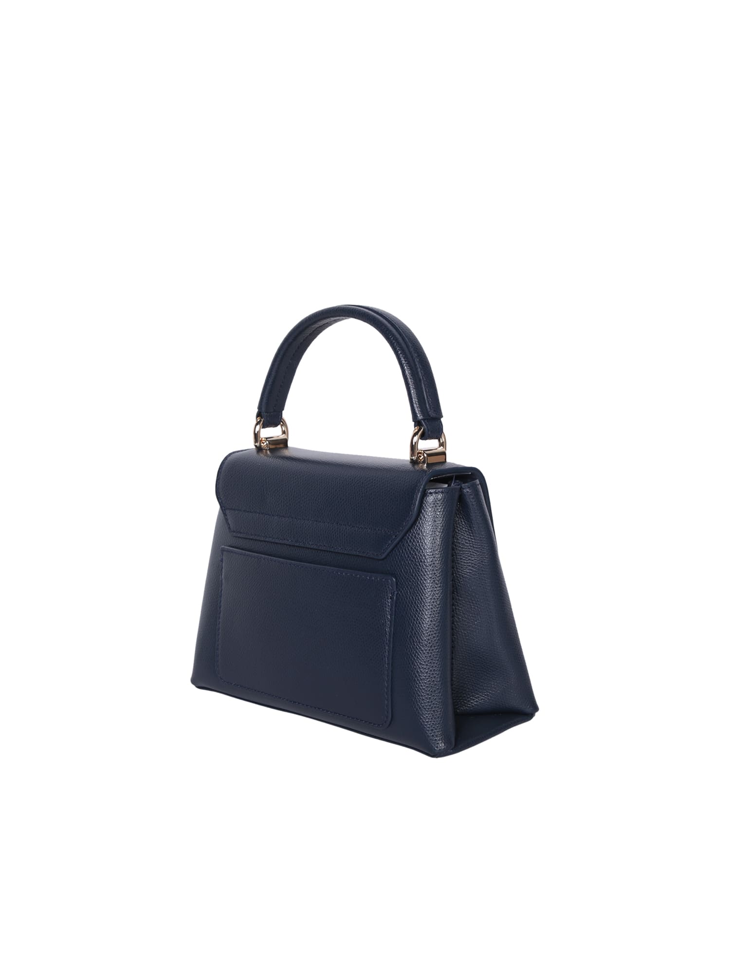 Shop Furla 1927 Mini Top Handle Bag In Blue