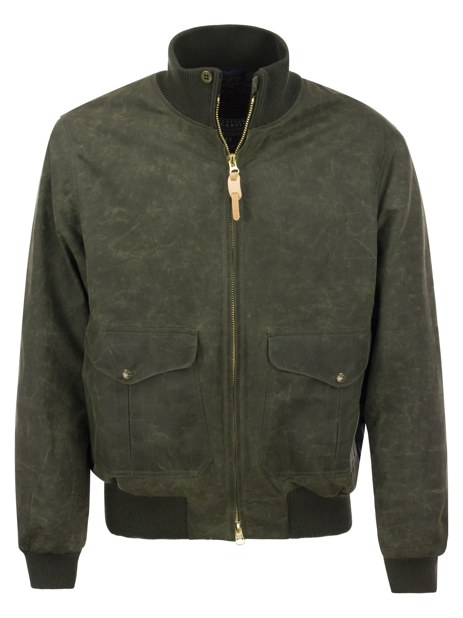 Water-repellent Cotton Bomber Jacket