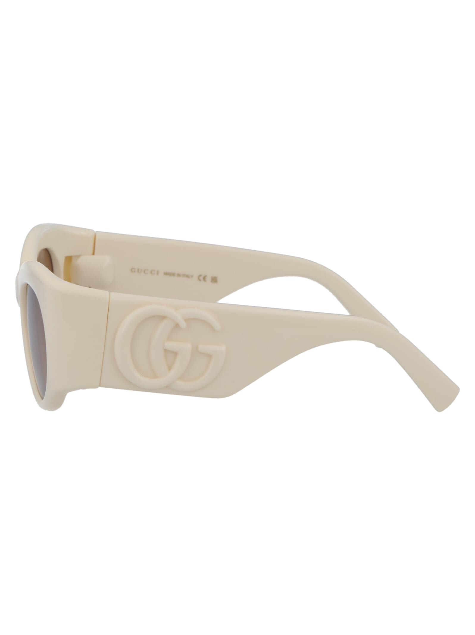 Shop Gucci Gg1544s Sunglasses In 004 Ivory Ivory Brown