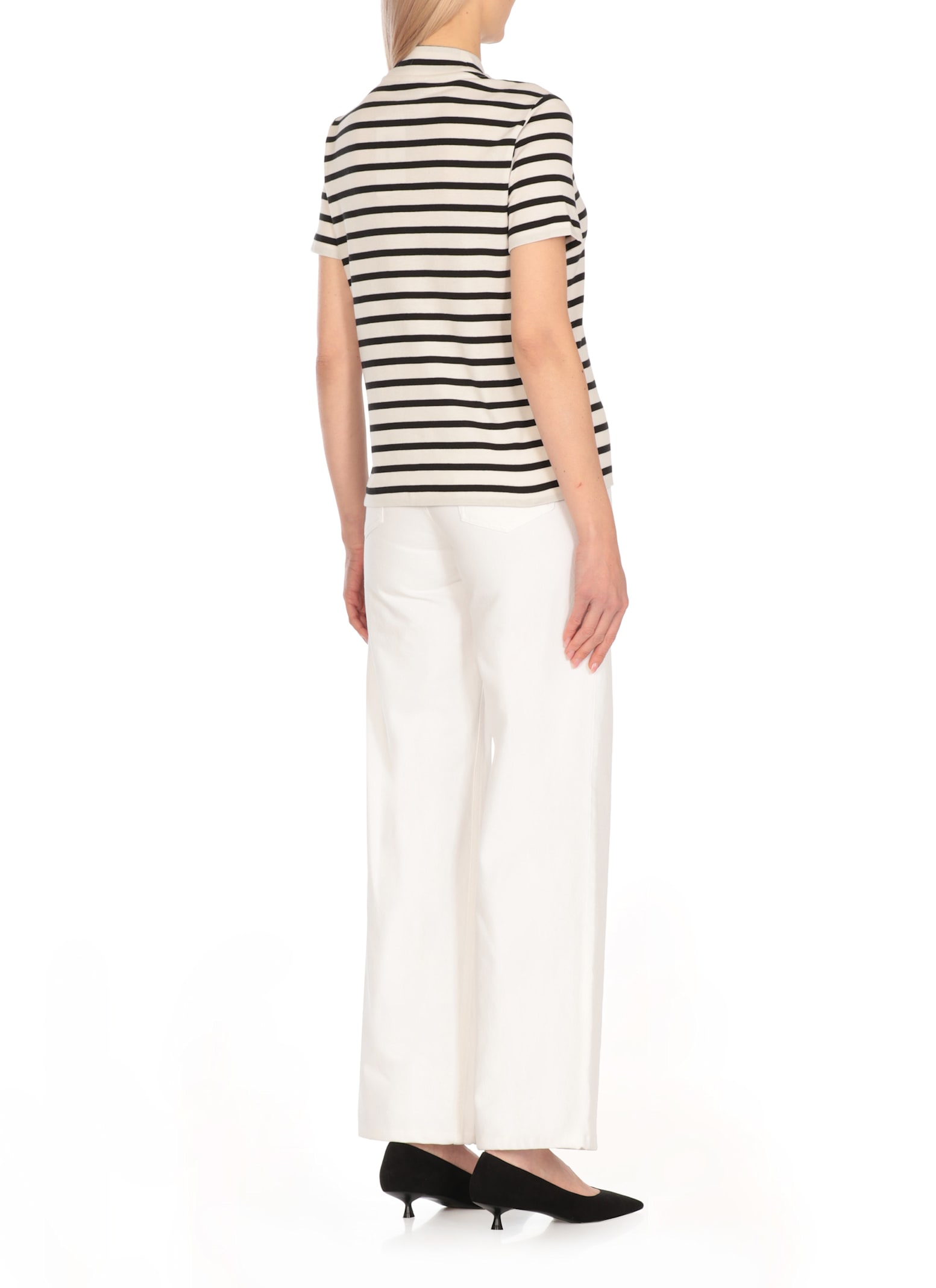 Apc A.p.c. Caroll Cotton Crew-neck T-shirt In White