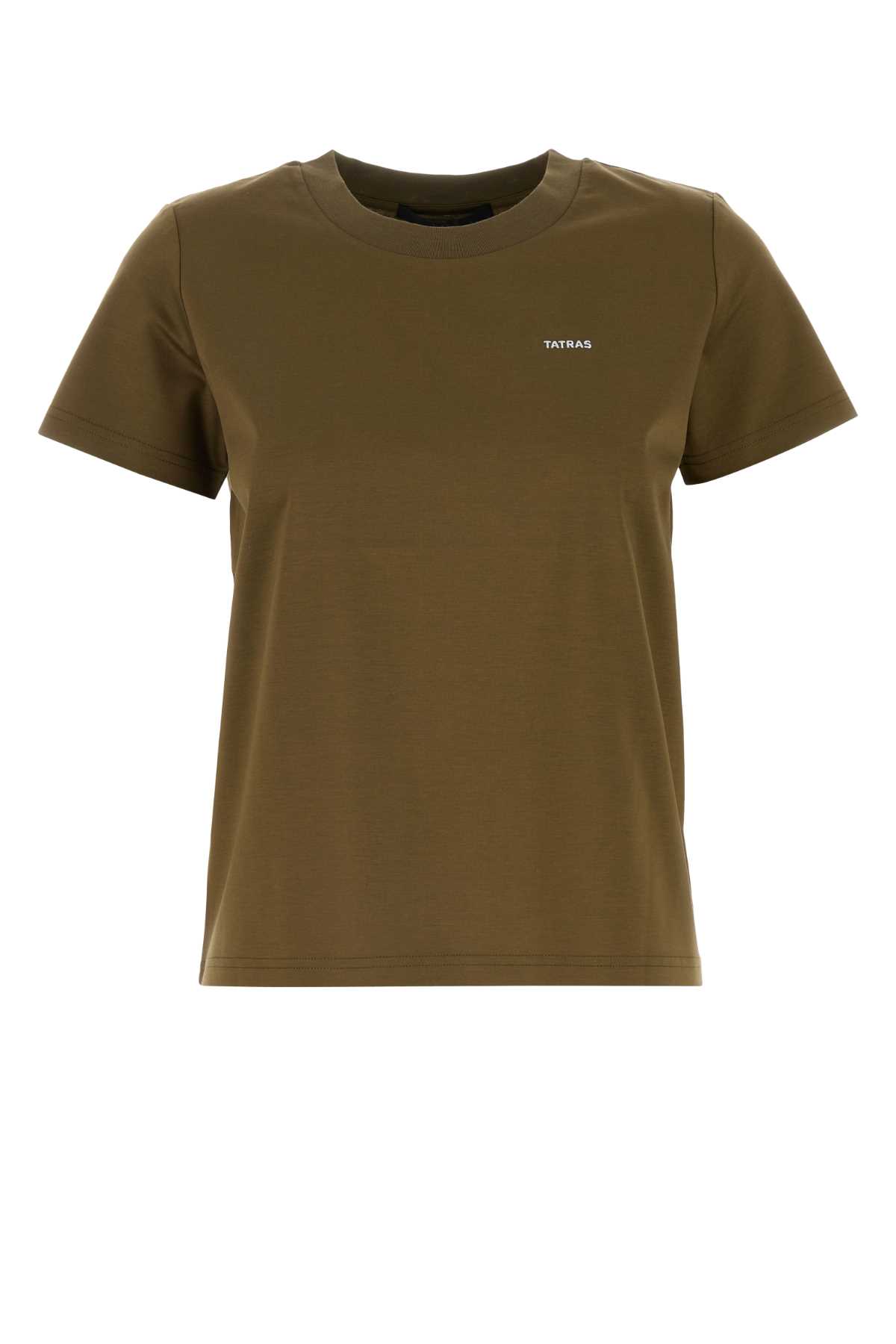 Army Green Cotton T-shirt