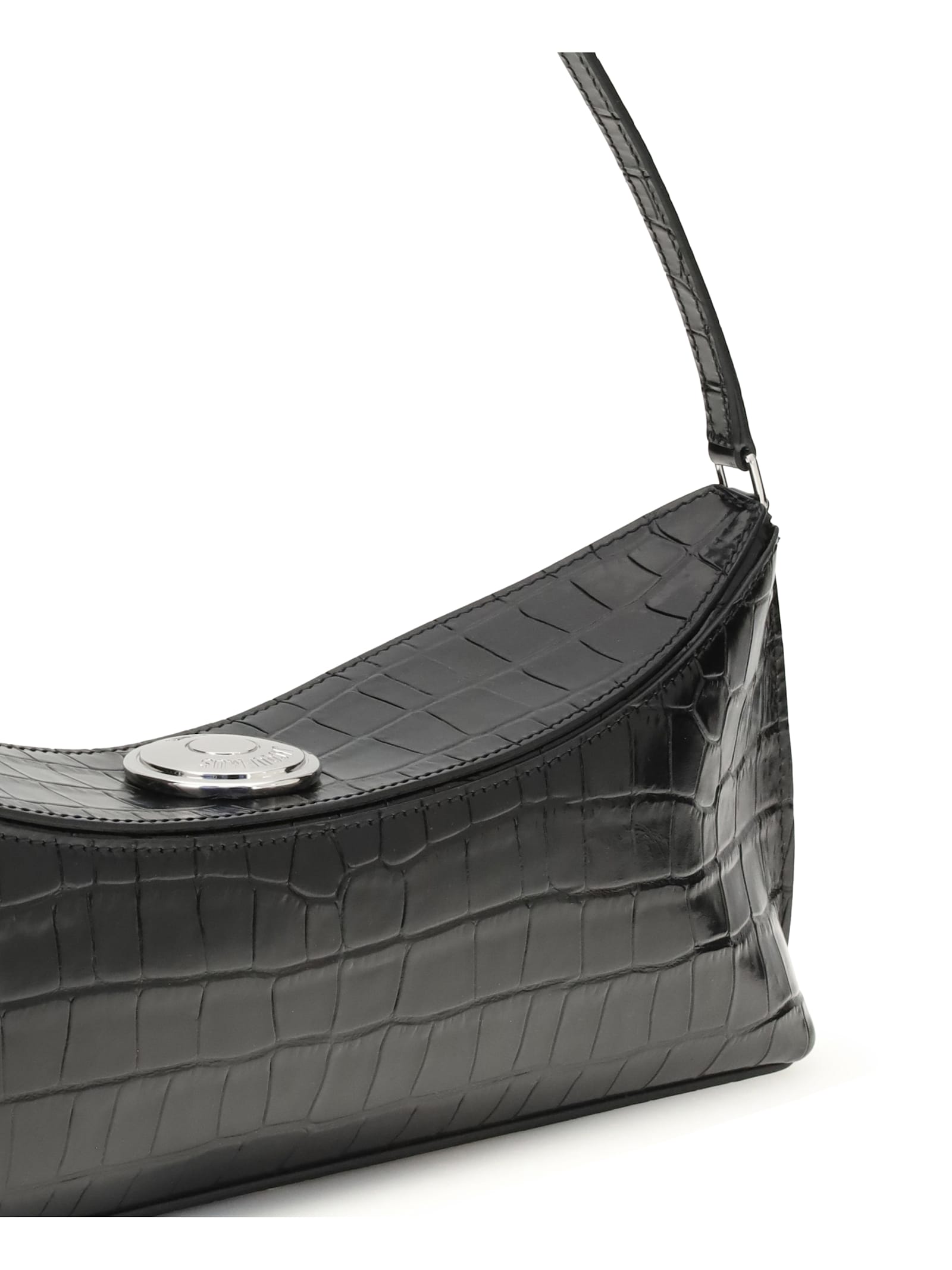 Jacquemus Women Ovalo Shoulder Bag In Black