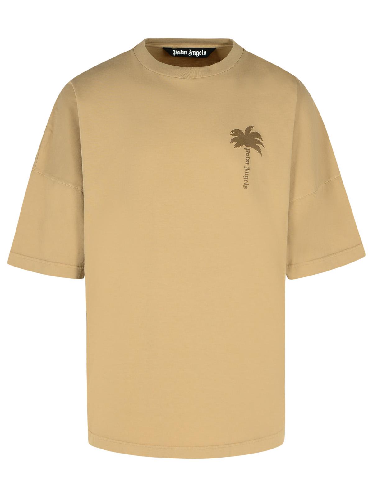 Beige Cotton T-shirt