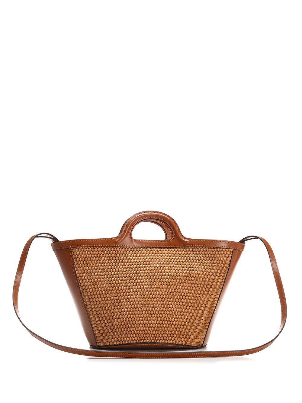 Shop Marni Small Tropicalia Bag In Brown