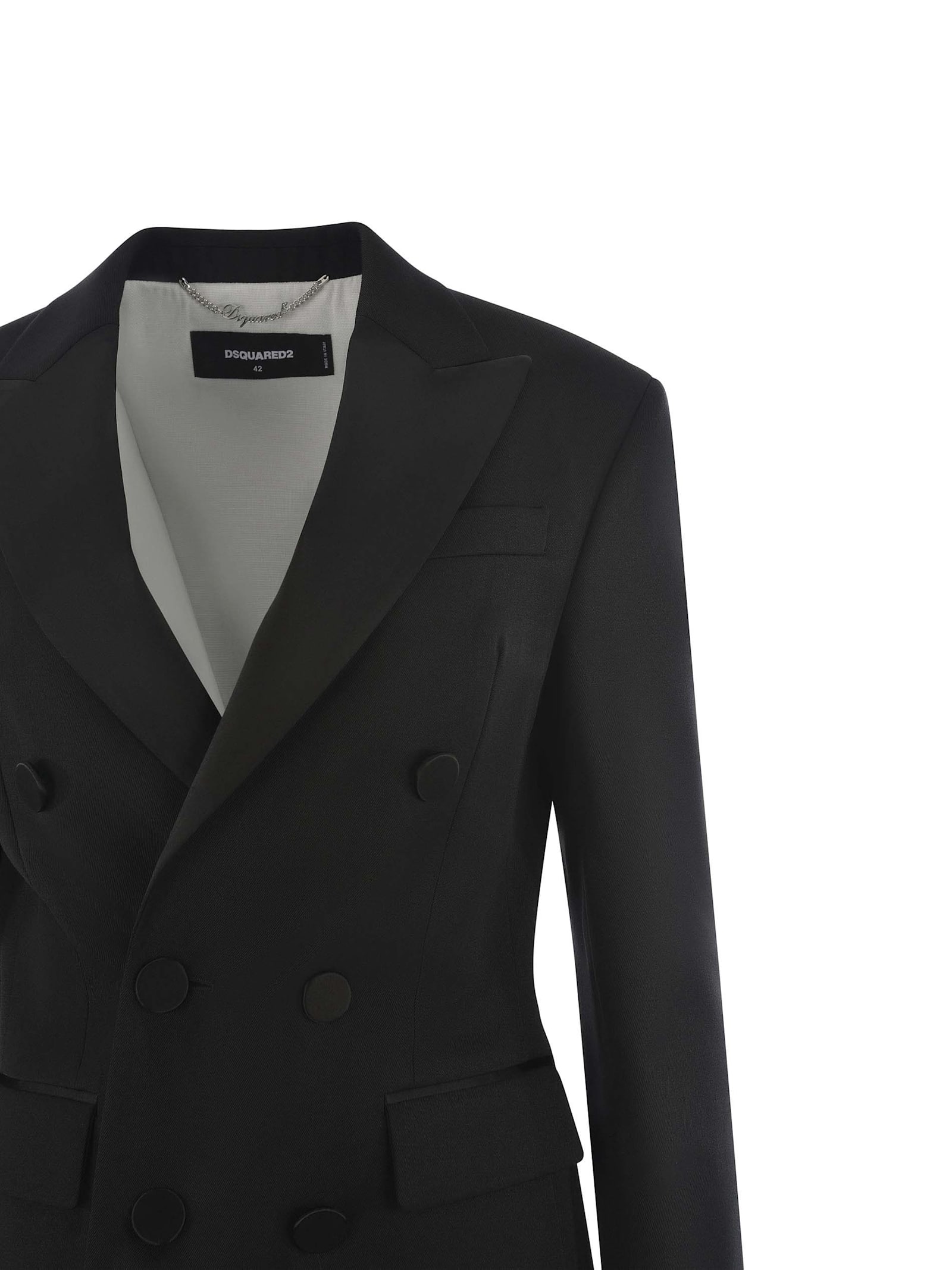 Shop Dsquared2 Tailleur  Made Of Fresh Wool In Black