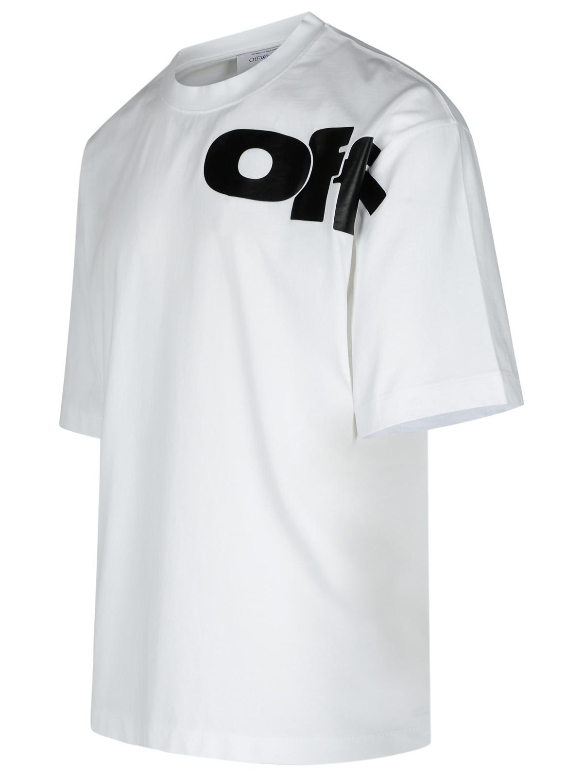 Shop Off-white Shared White Cotton T-shirt