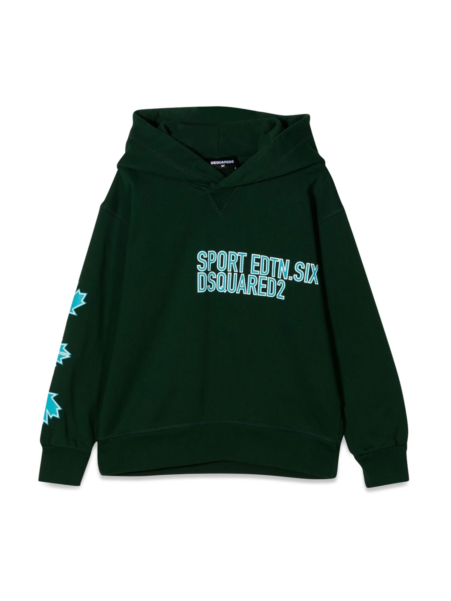 Dsquared2 Hoodie Logo On The Sleeve And Front