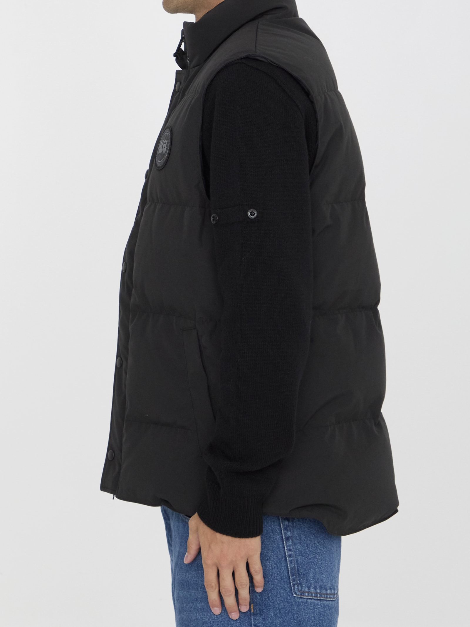 Shop Canada Goose Garson Black Label Gilet