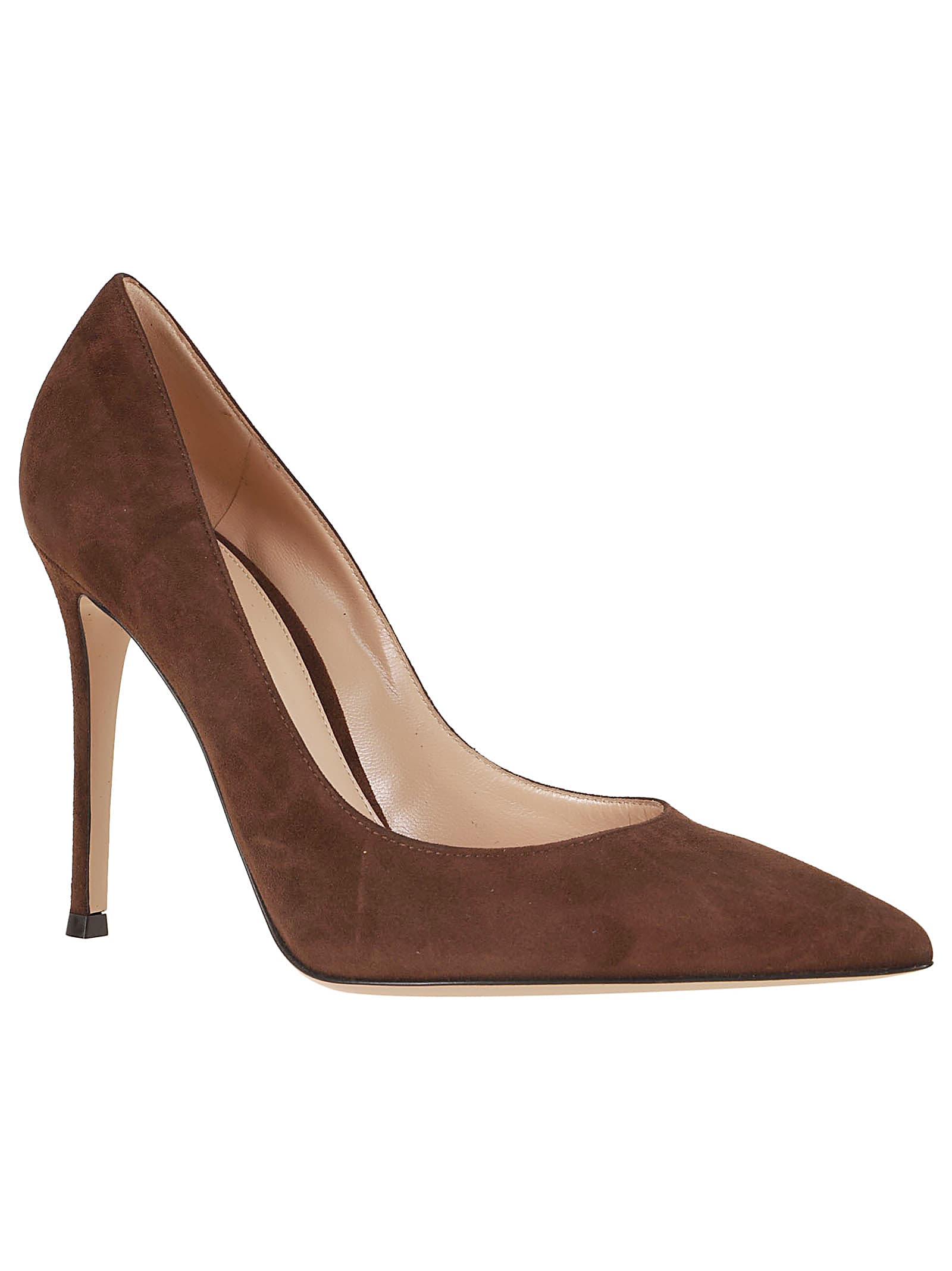 Shop Gianvito Rossi Gianvito 105 Nappa In Cambrown