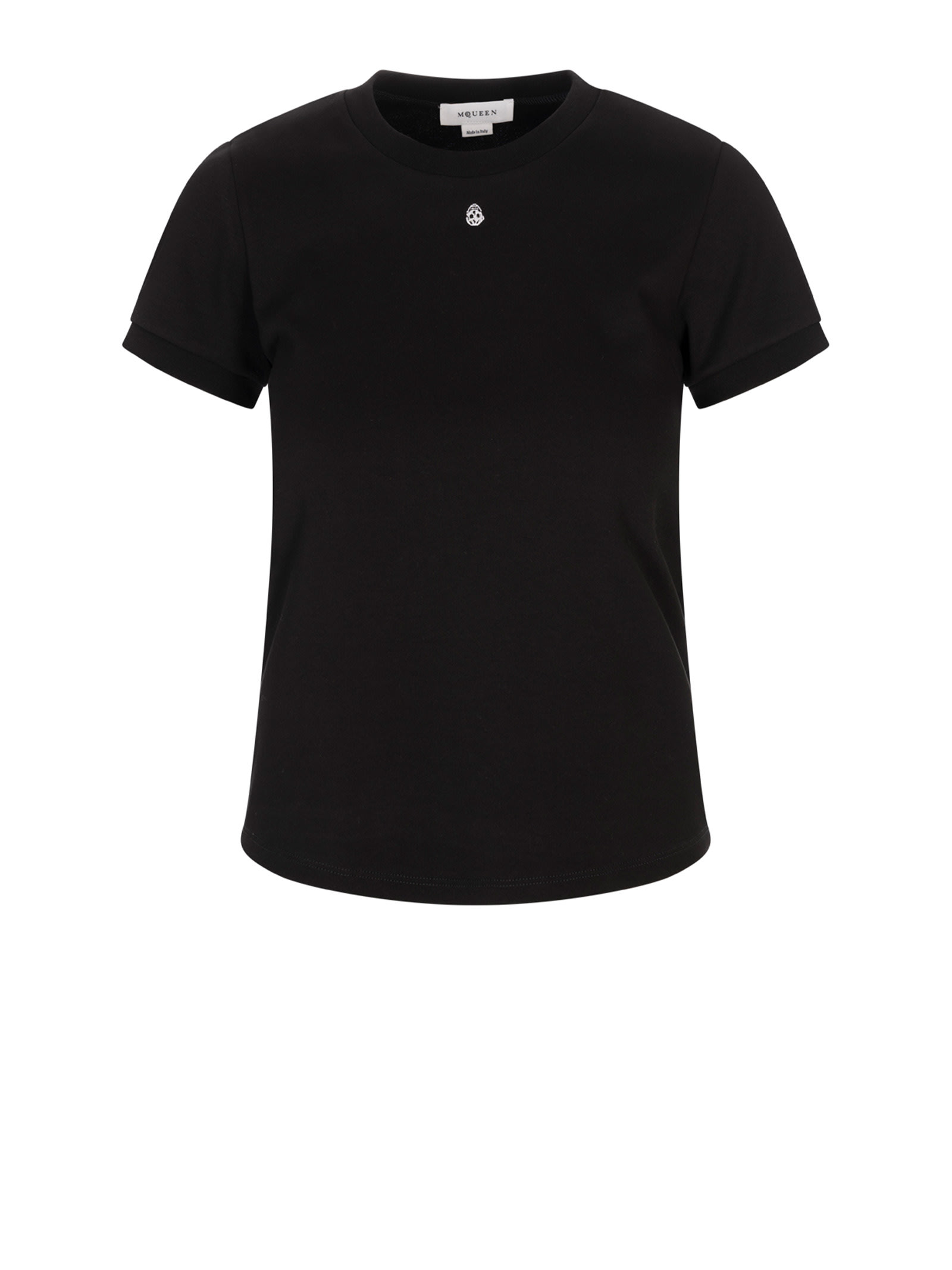 Alexander Mcqueen T-shirts And Polos Black In Black