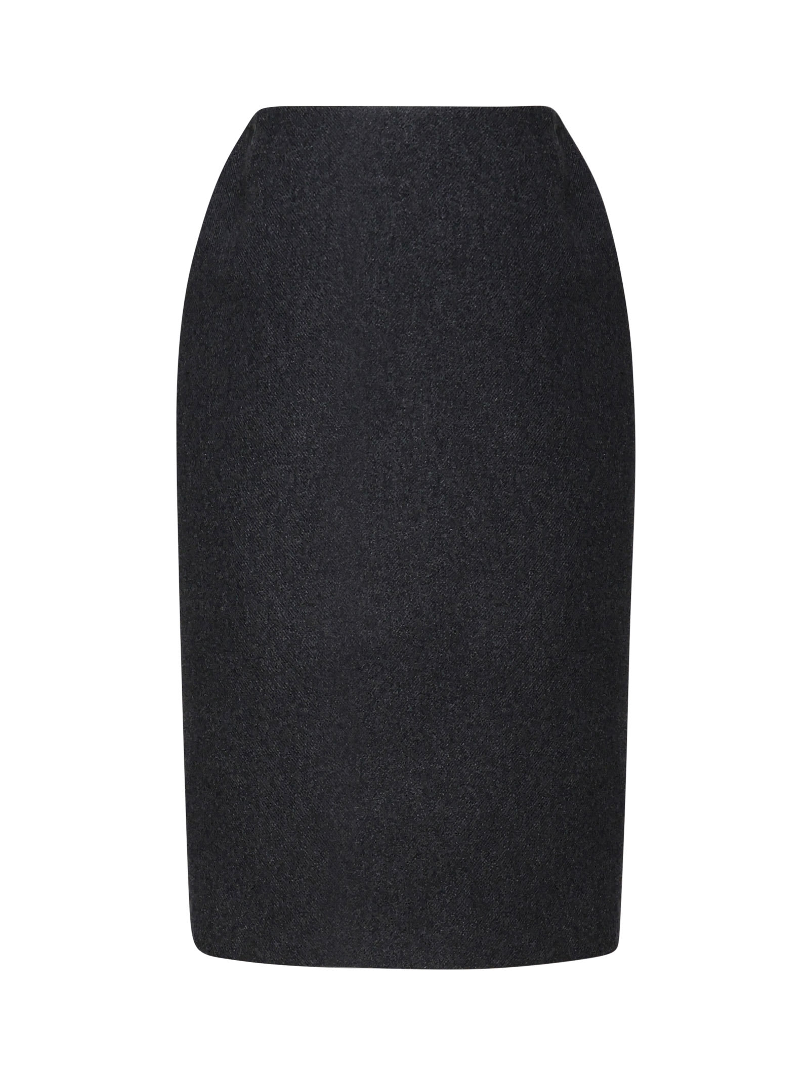 MIU MIU LONGUETTE SKIRT IN VIRGIN WOOL 