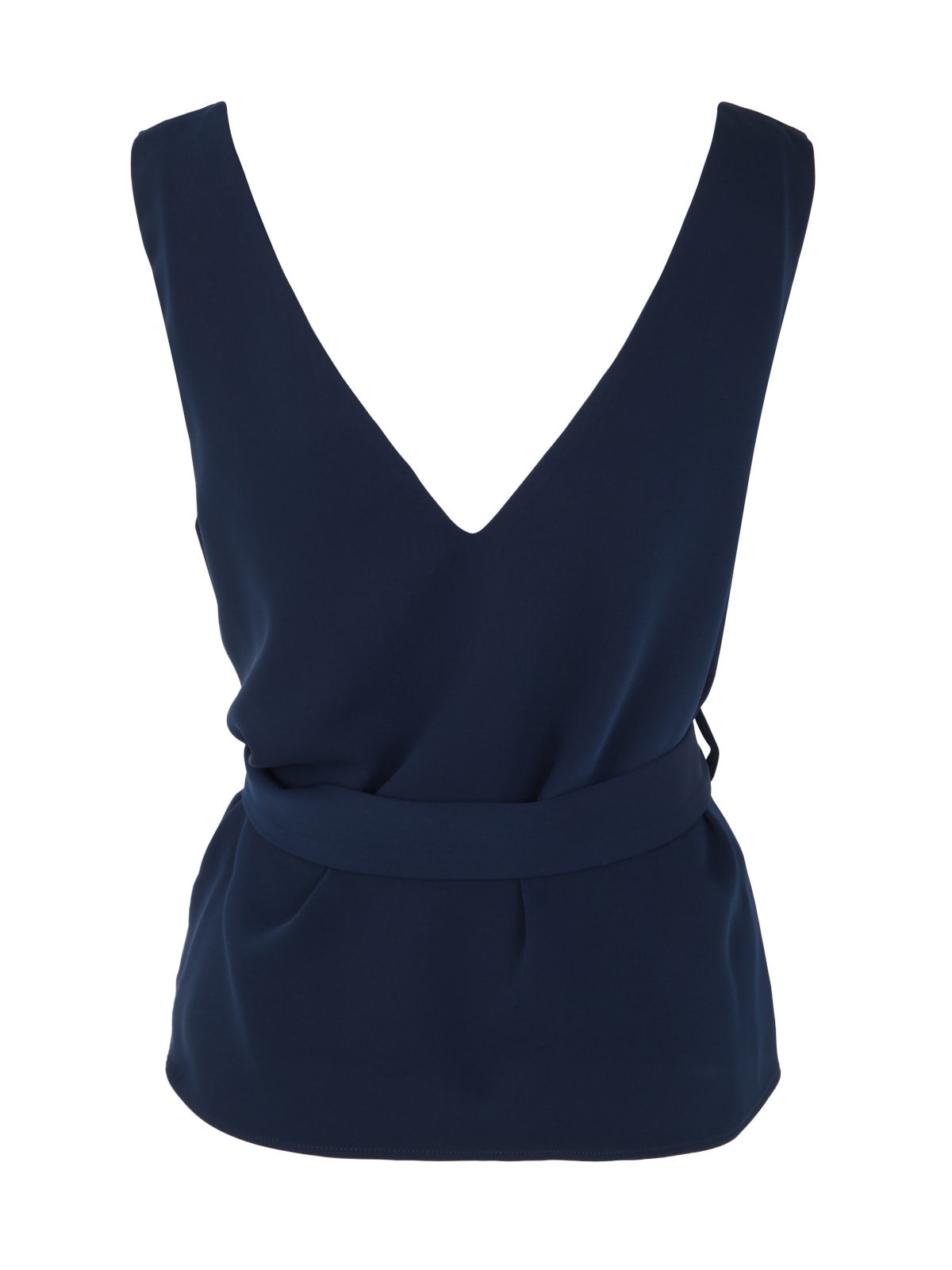 P.a.r.o.s.h V-neck Blouse In Blue