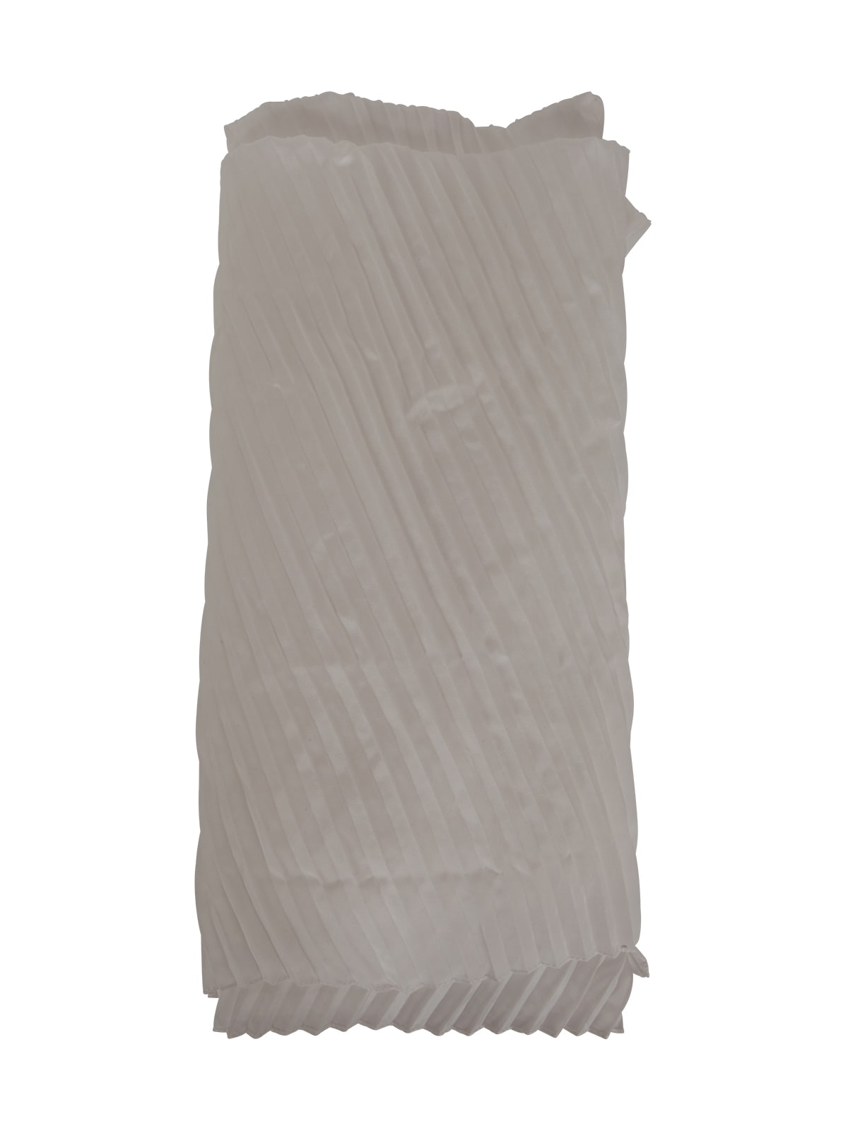 Emporio Armani Plisse` Scarf In Hot White