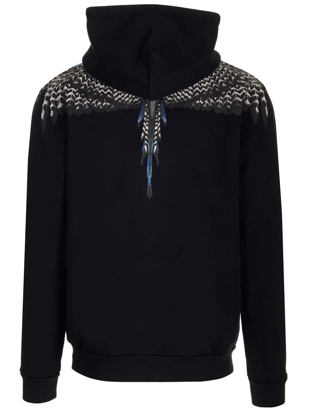 Shop Marcelo Burlon County Of Milan Grizzly Wings Hoodie In Black