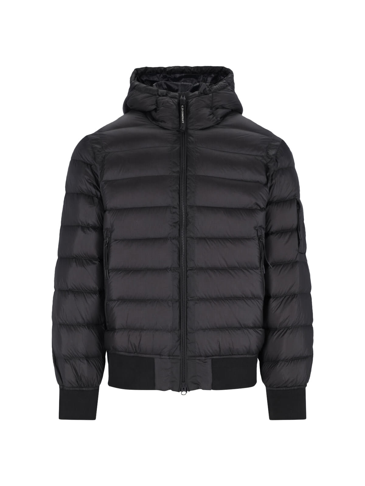 C. P. Company Hooded Full-zip Down Jacket
