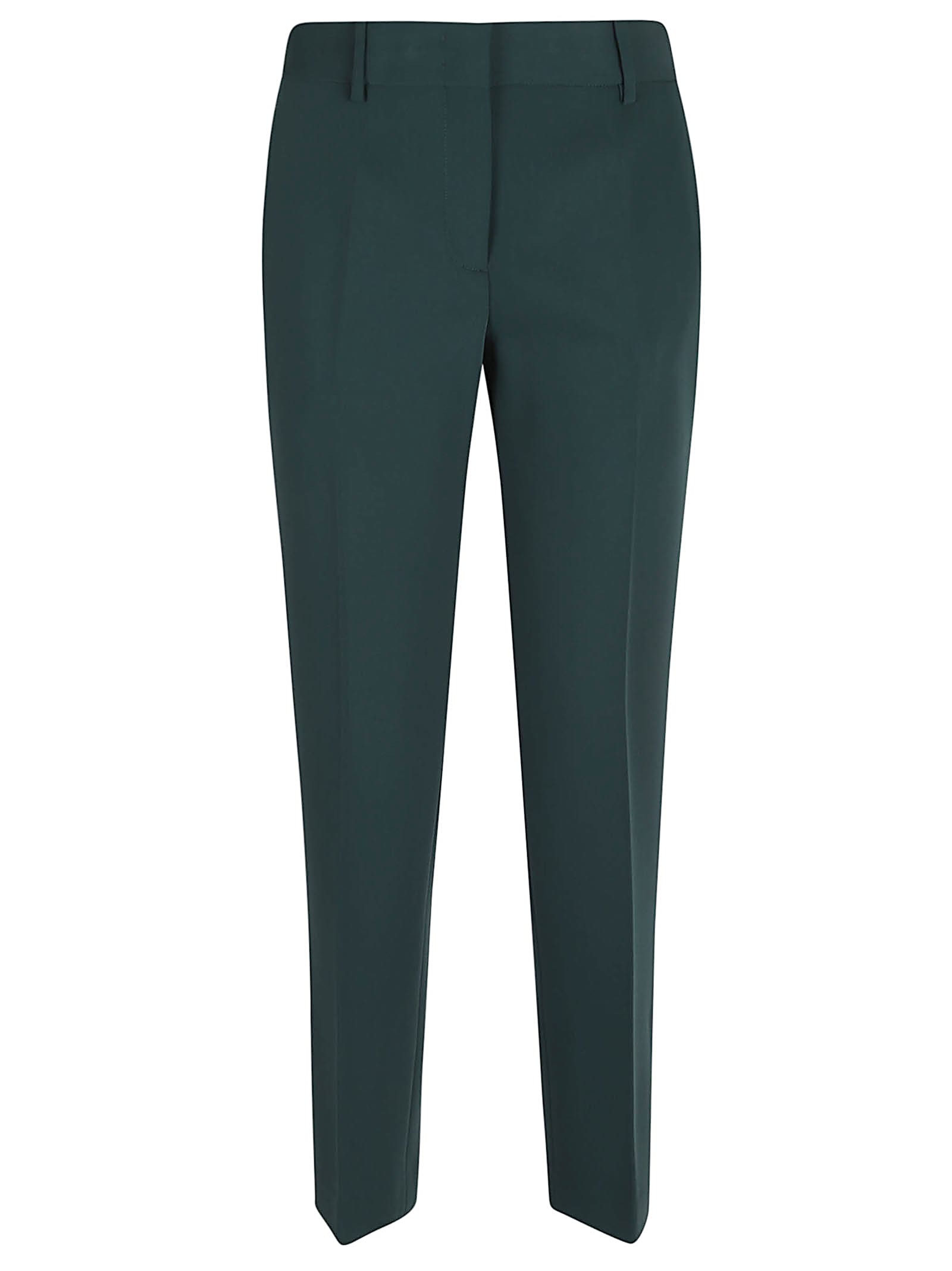Ermanno Scervino Tailored Trousers With Pockets And Loops In Green