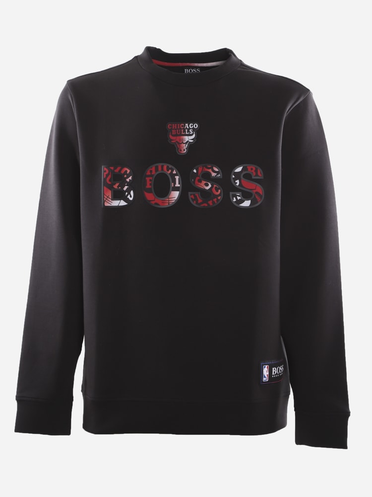 Hugo Boss Boss X Nba Sweatshirt In Stretch Cotton