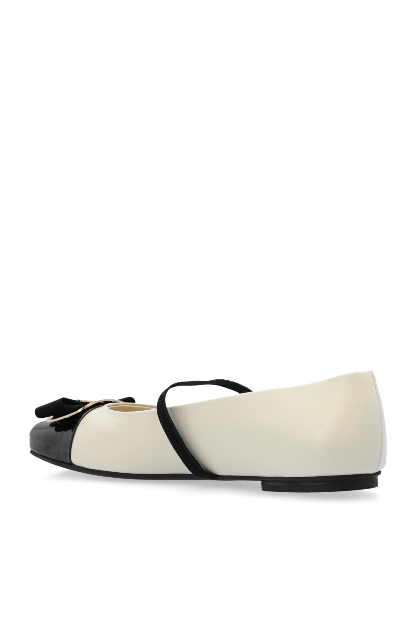 Shop Ferragamo Ballet Flats Zina Toe