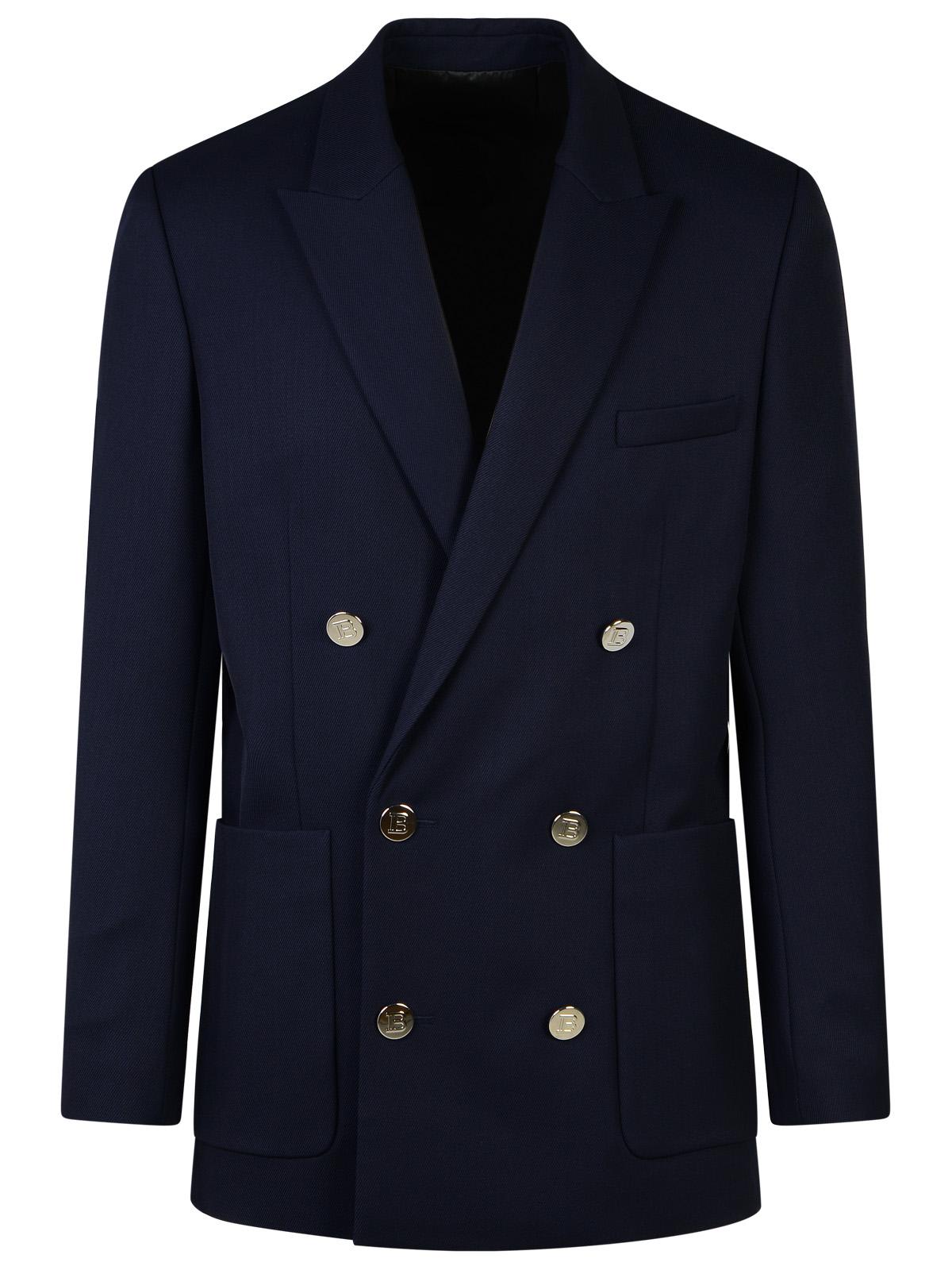 Blue Wool Blazer