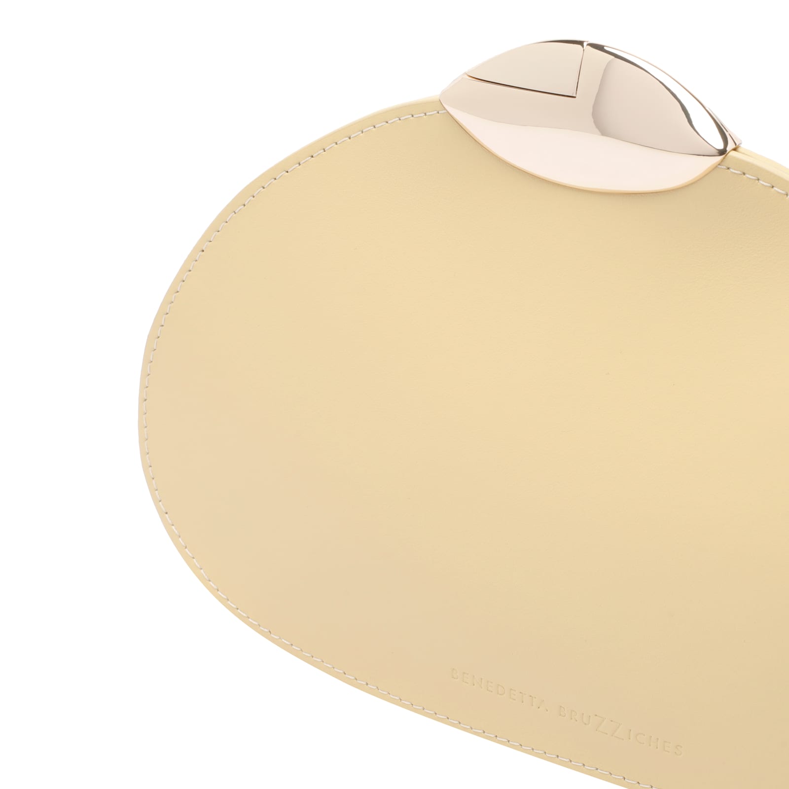 Benedetta Bruzziches Belle De Jour Crossbody Bag In Yellow Leather In Yellow
