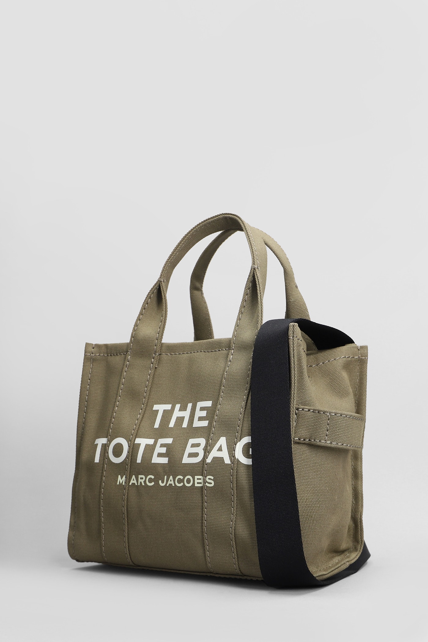 Shop Marc Jacobs The Mini Tote Tote In Green Cotton