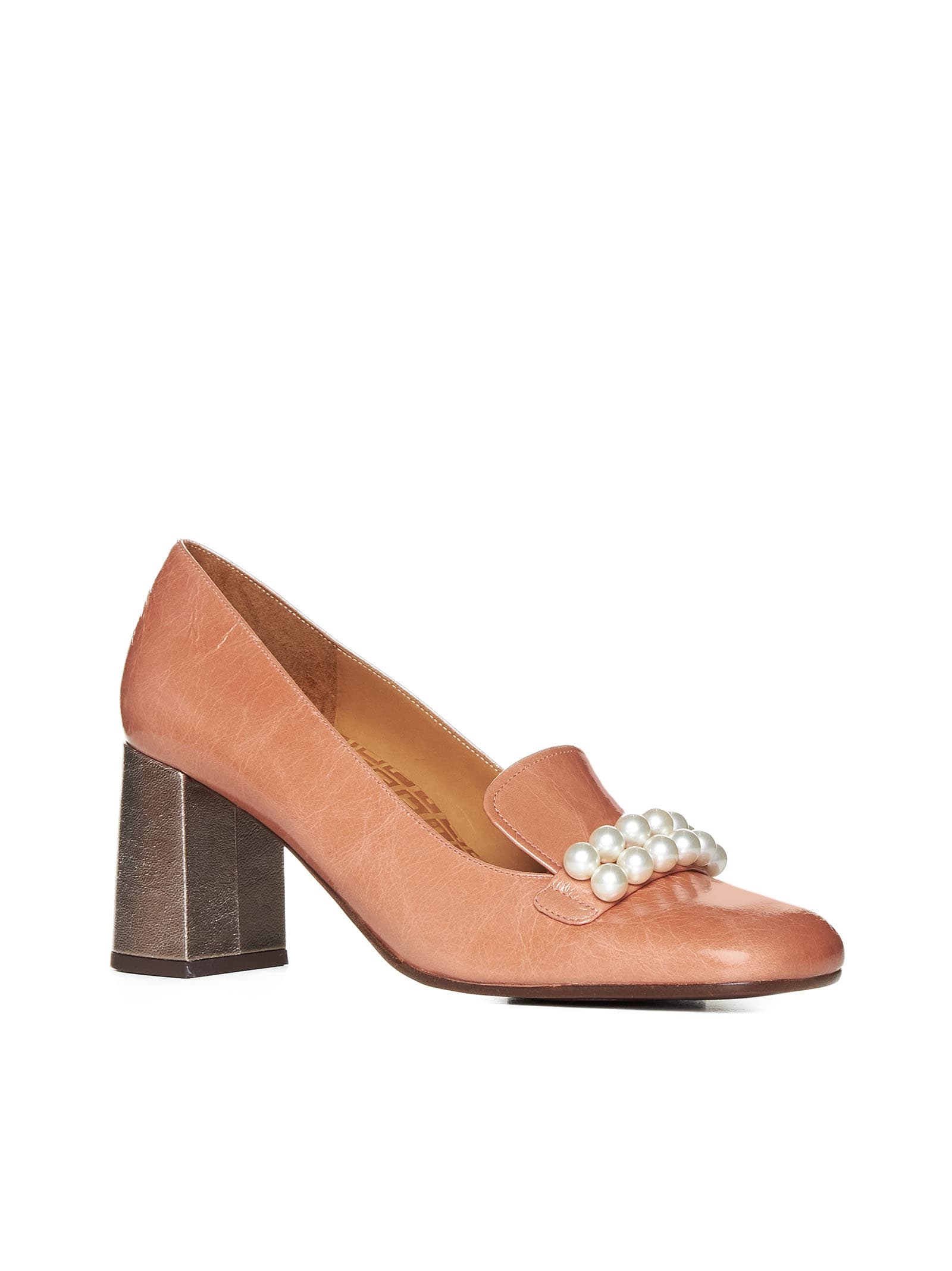 Shop Chie Mihara High-heeled Shoe In Peach