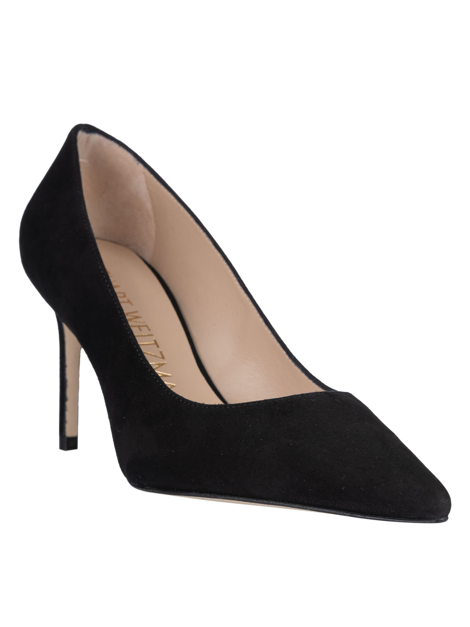 Shop Stuart Weitzman 85 Pumps In Black