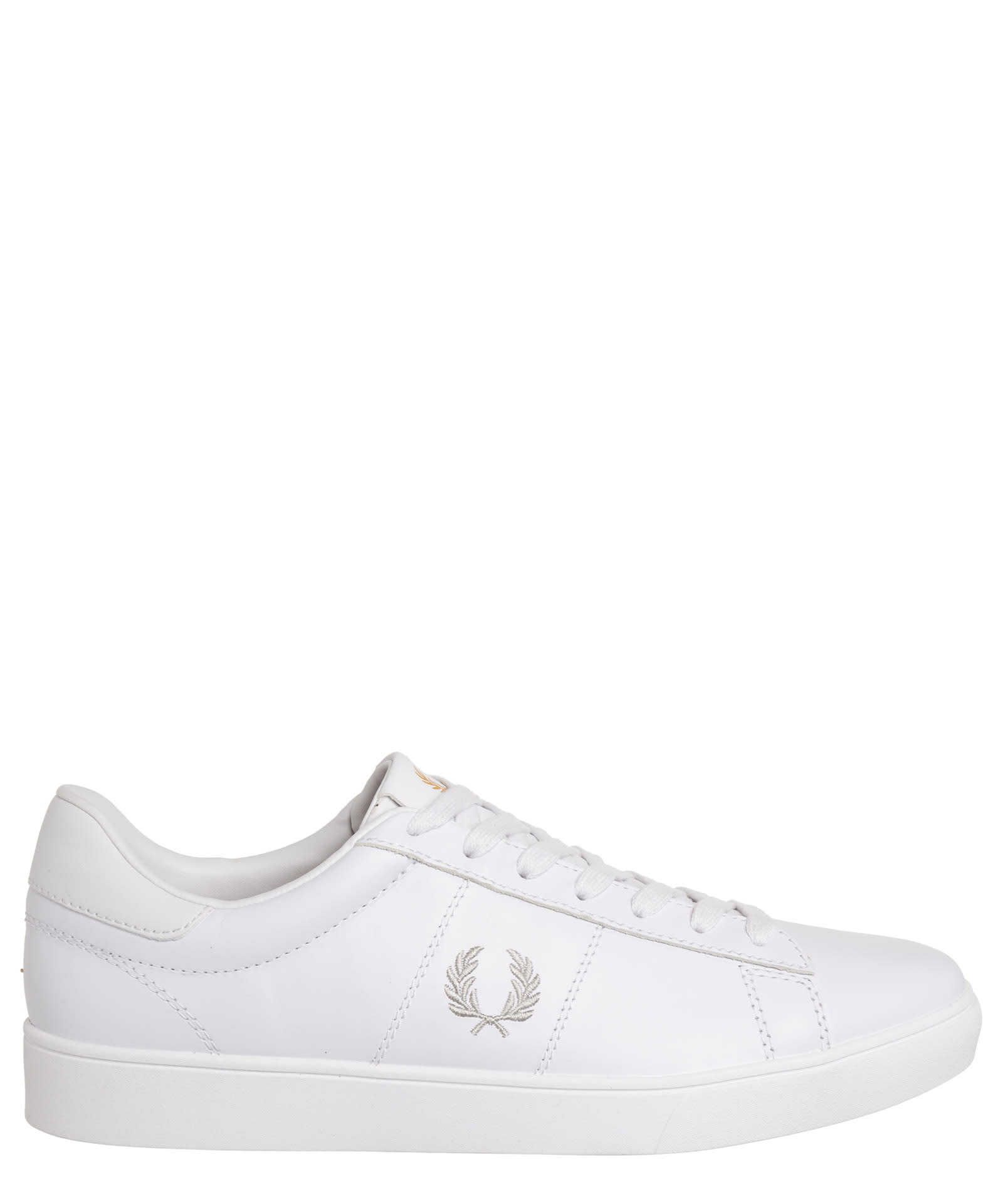 Fred Perry Leather Sneakers In White