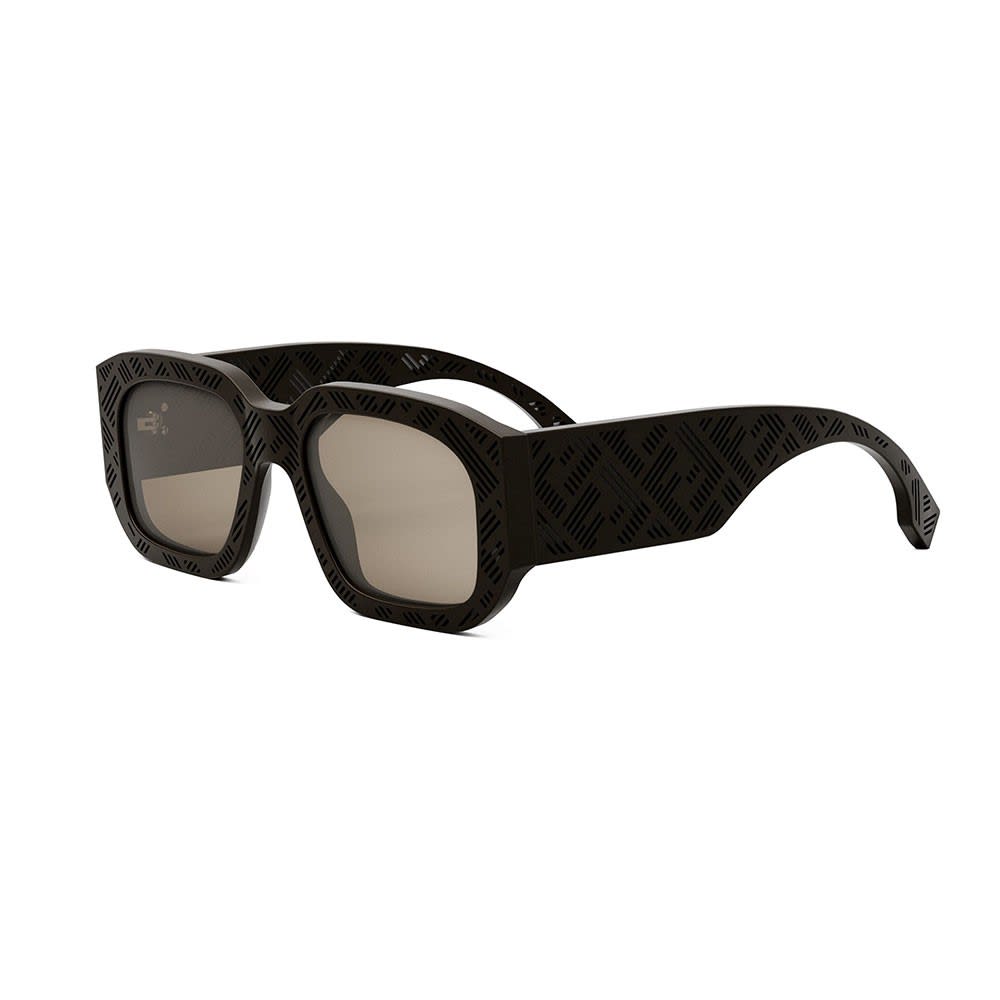 Shop Fendi Sunglasses In Marrone/marrone Chiaro