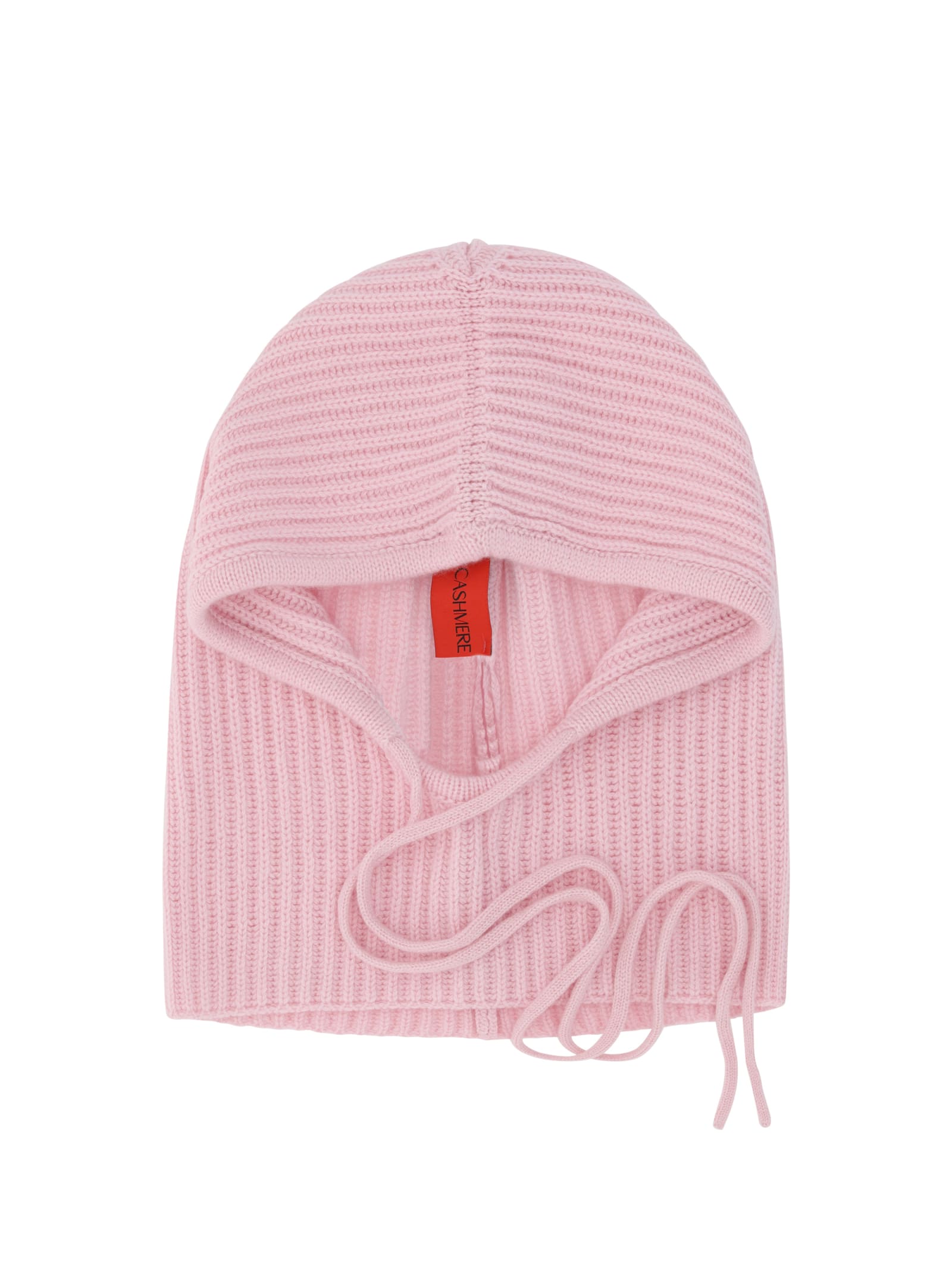 Shop Wild Cashmere Balaclava Cap In Rosa