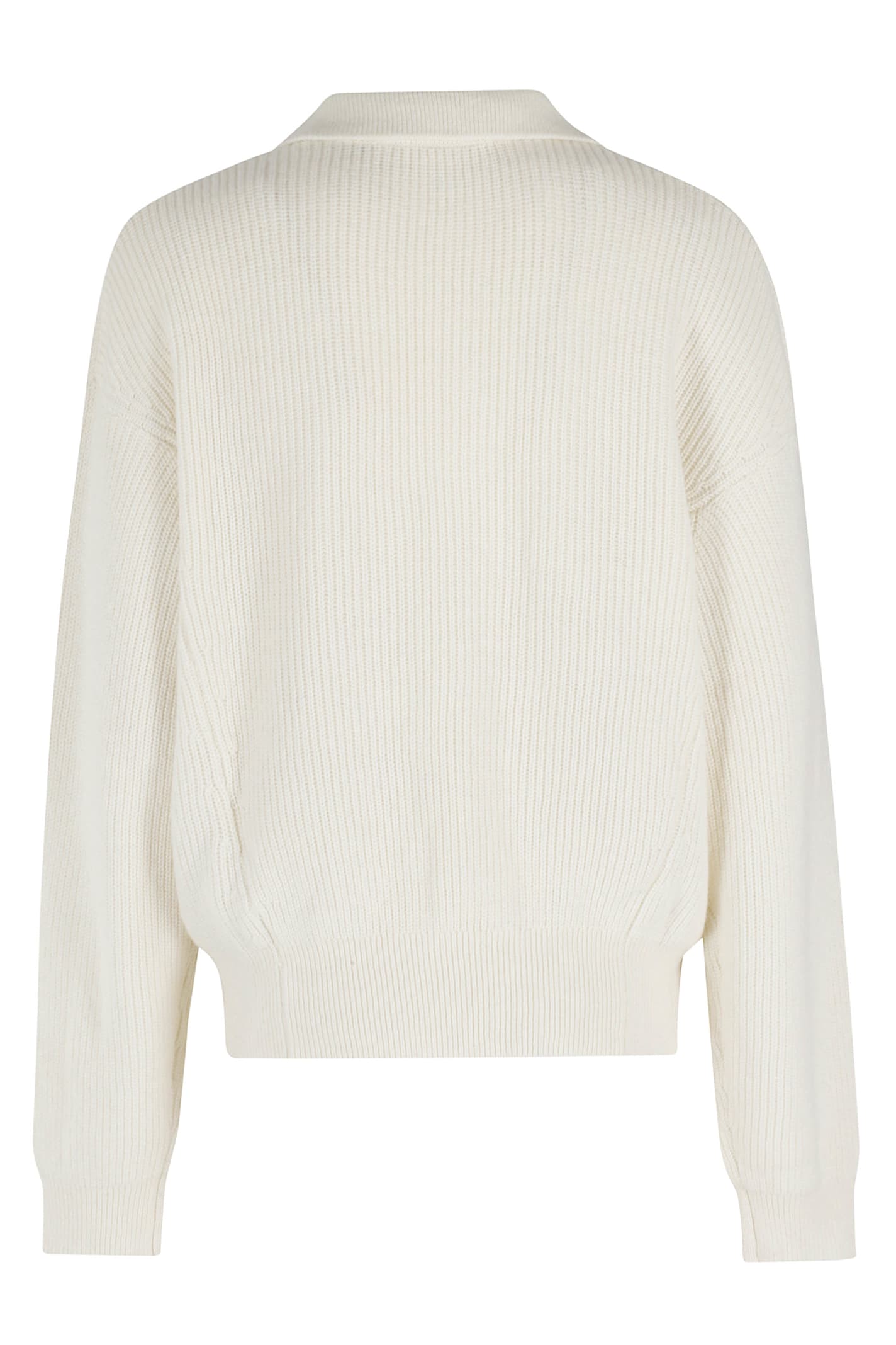 Essentiel Antwerp Jewel Button Polo In White