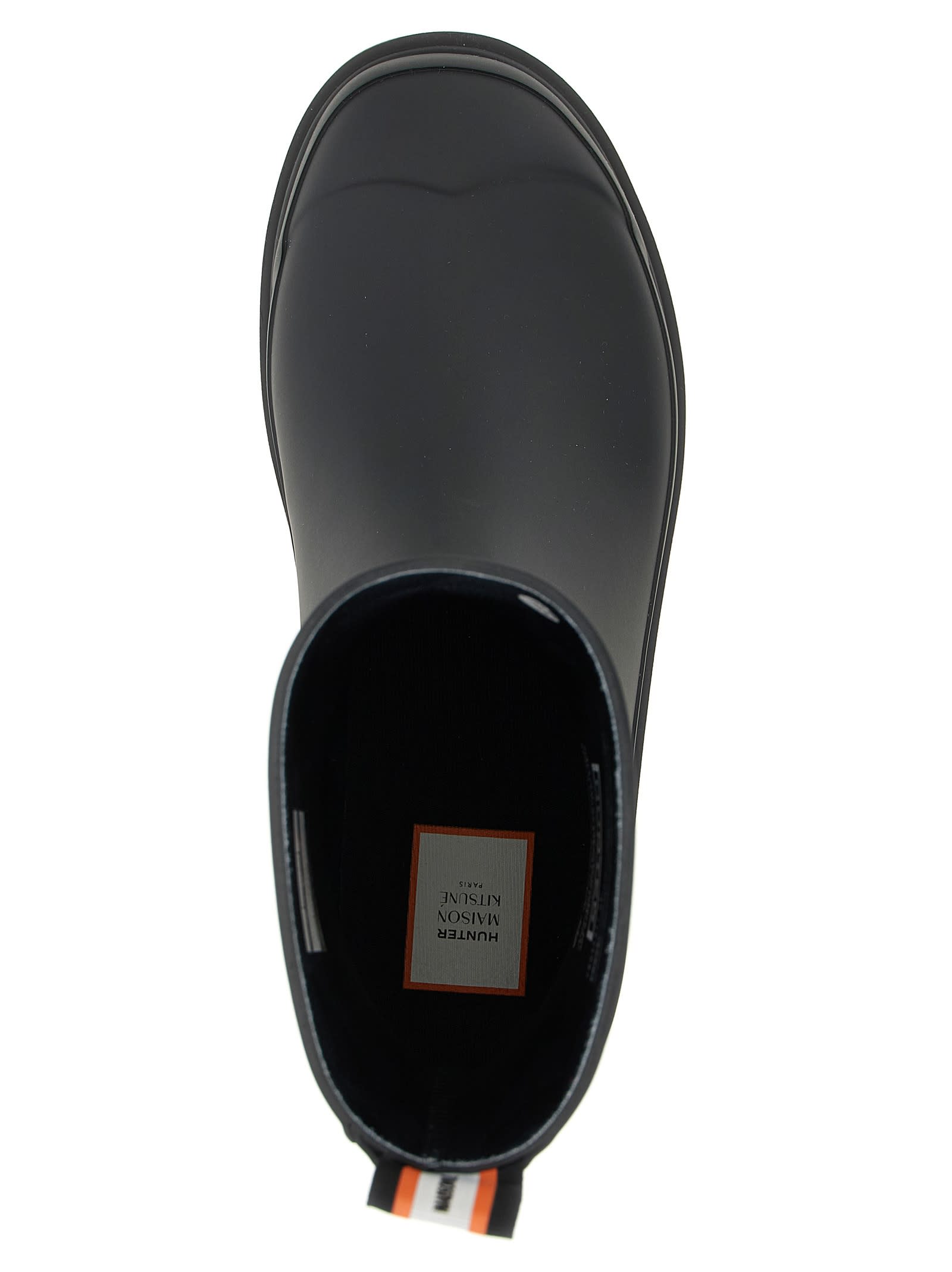 Maison Kitsuné X Hunter Downpour Ankle Boots In Black