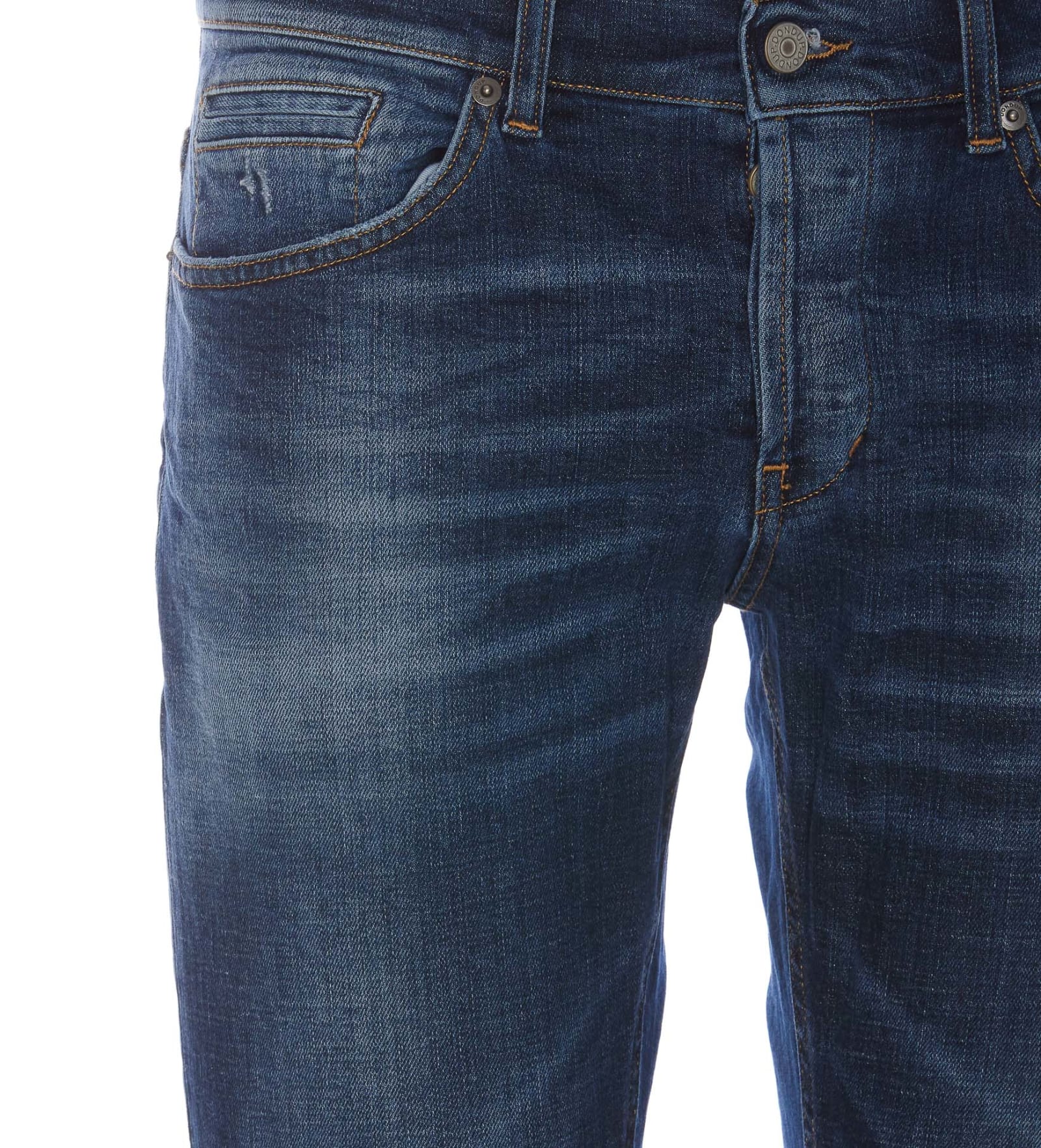 Shop Dondup George Jeans In Blue