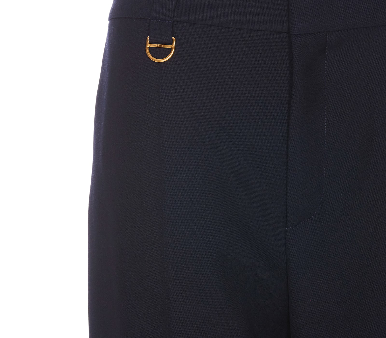 Shop Chloé Tailored Trousers In Blue