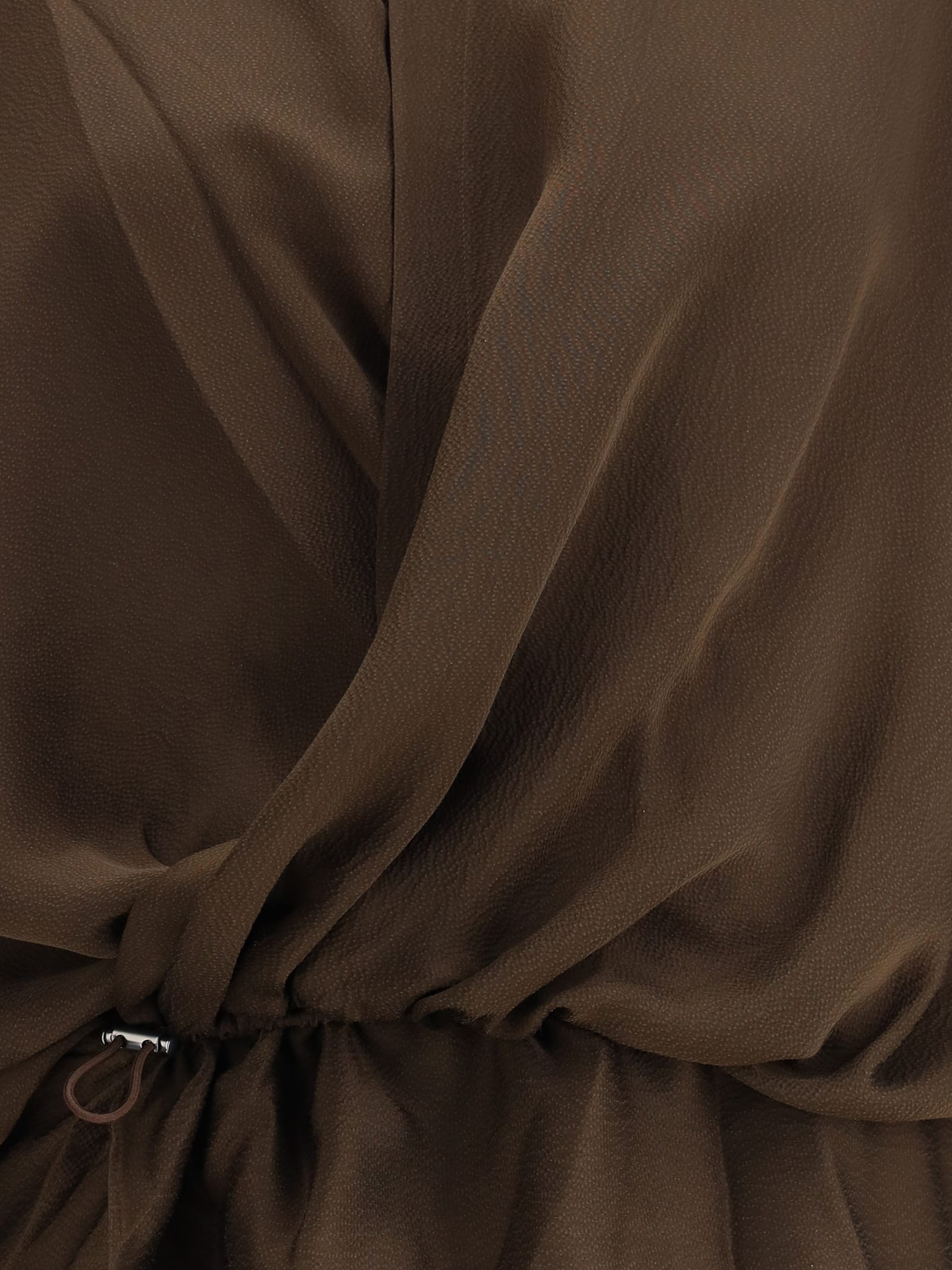 Petar Petrov Peplum Blouse In Brown
