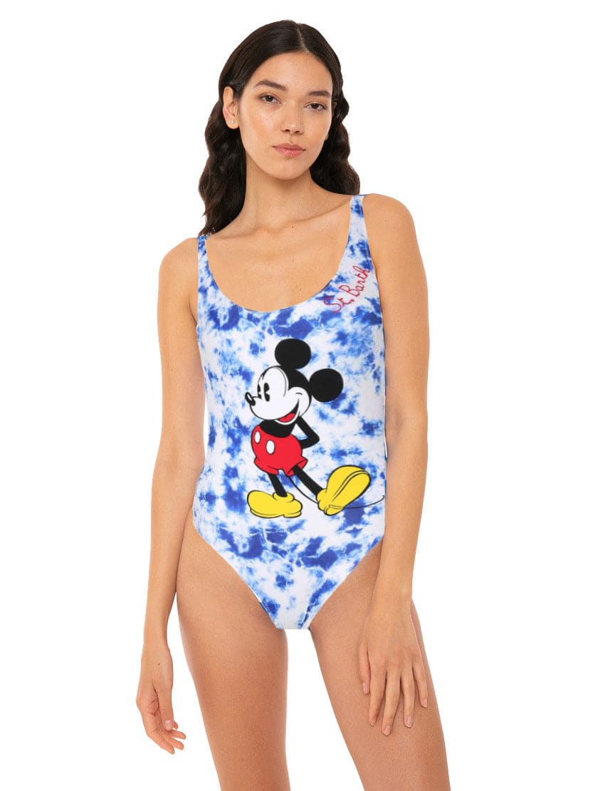 MC2 Saint Barth Woman One Piece Swimsuit With Mickey Mouse ©disney Special Edition