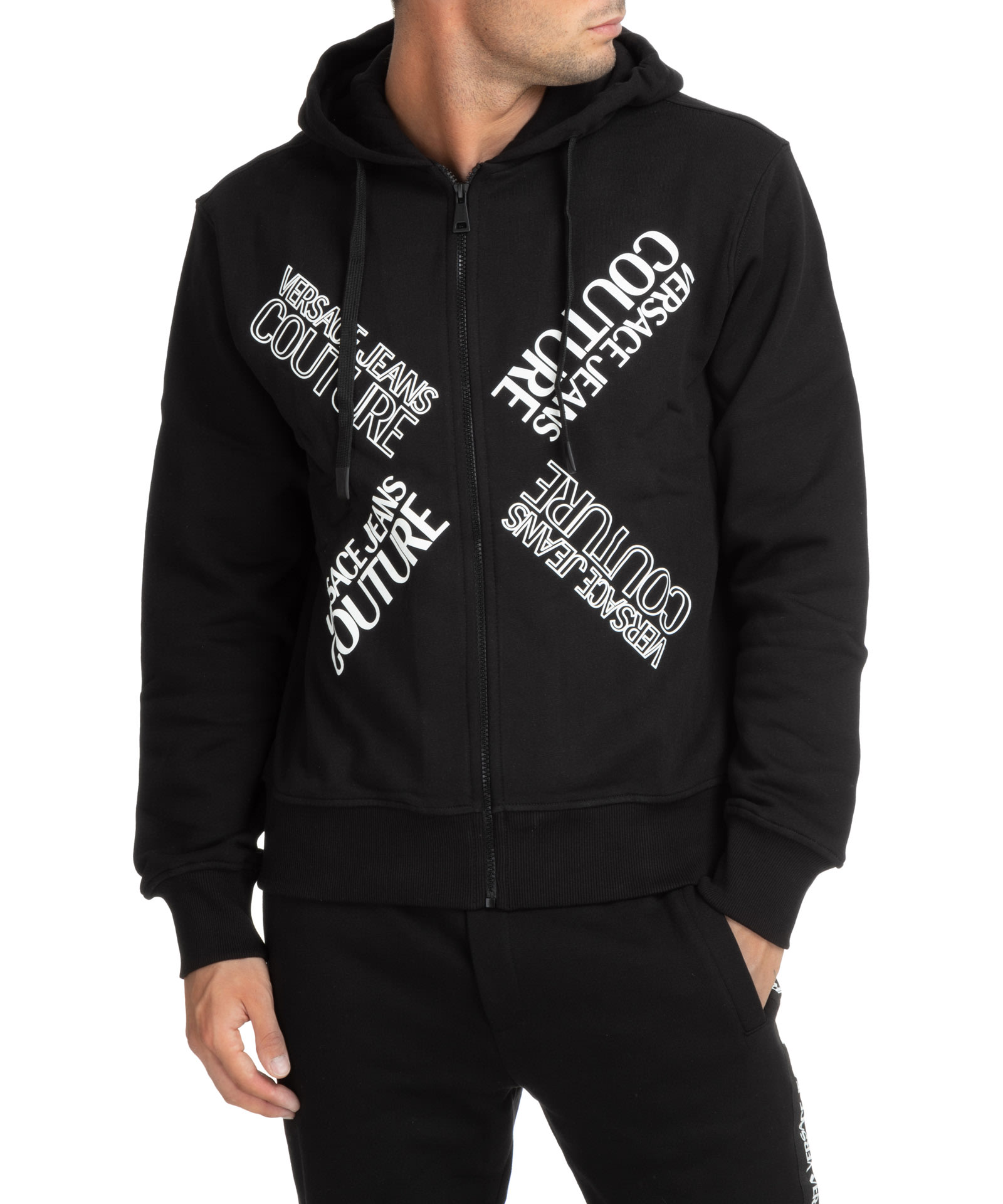 Versace Jeans Couture R X Couture Cotton Hoodie